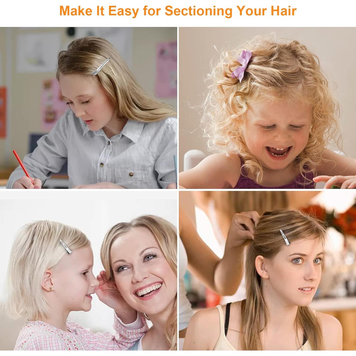 65 Clips para el Cabello con Pico de Pato PHSZZ - 3 Tamaños