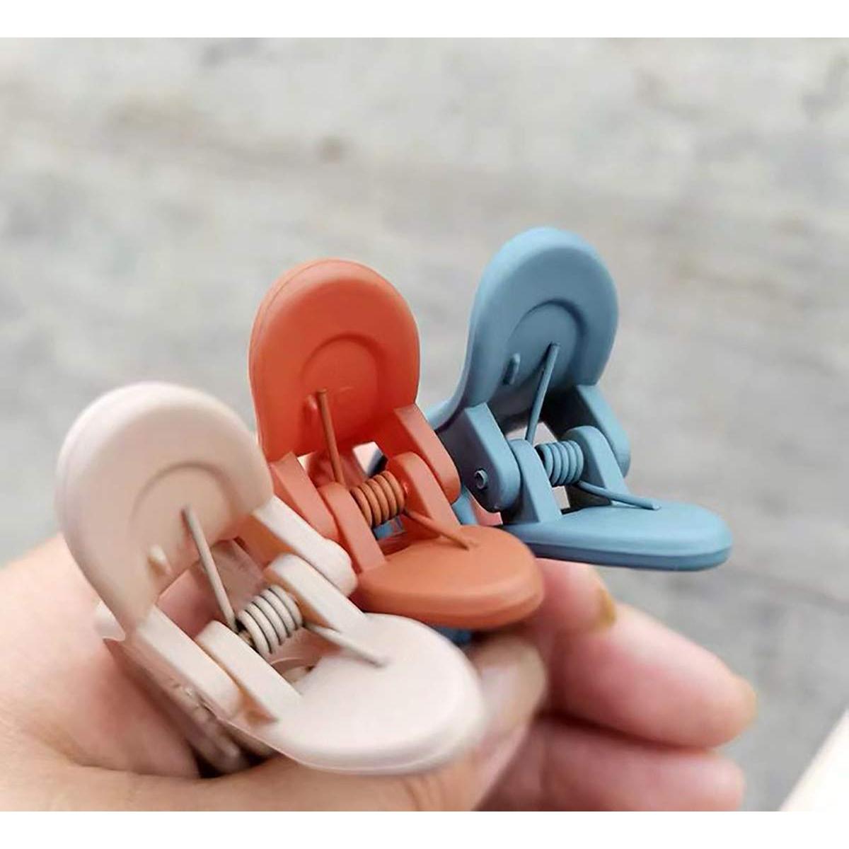 6 Pinzas para el Cabello Antideslizantes Resina Acrílica