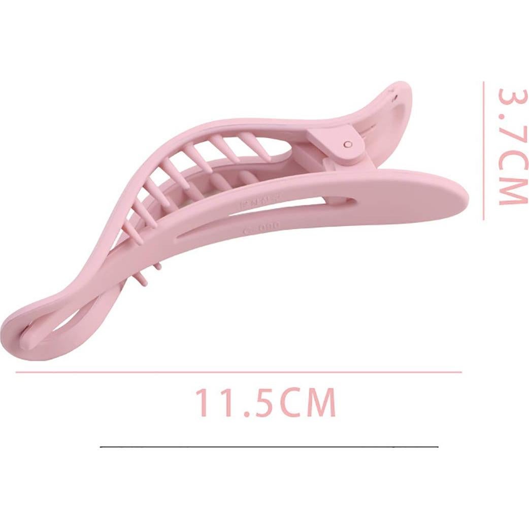 6 Pinzas para el Cabello Antideslizantes Resina Acrílica