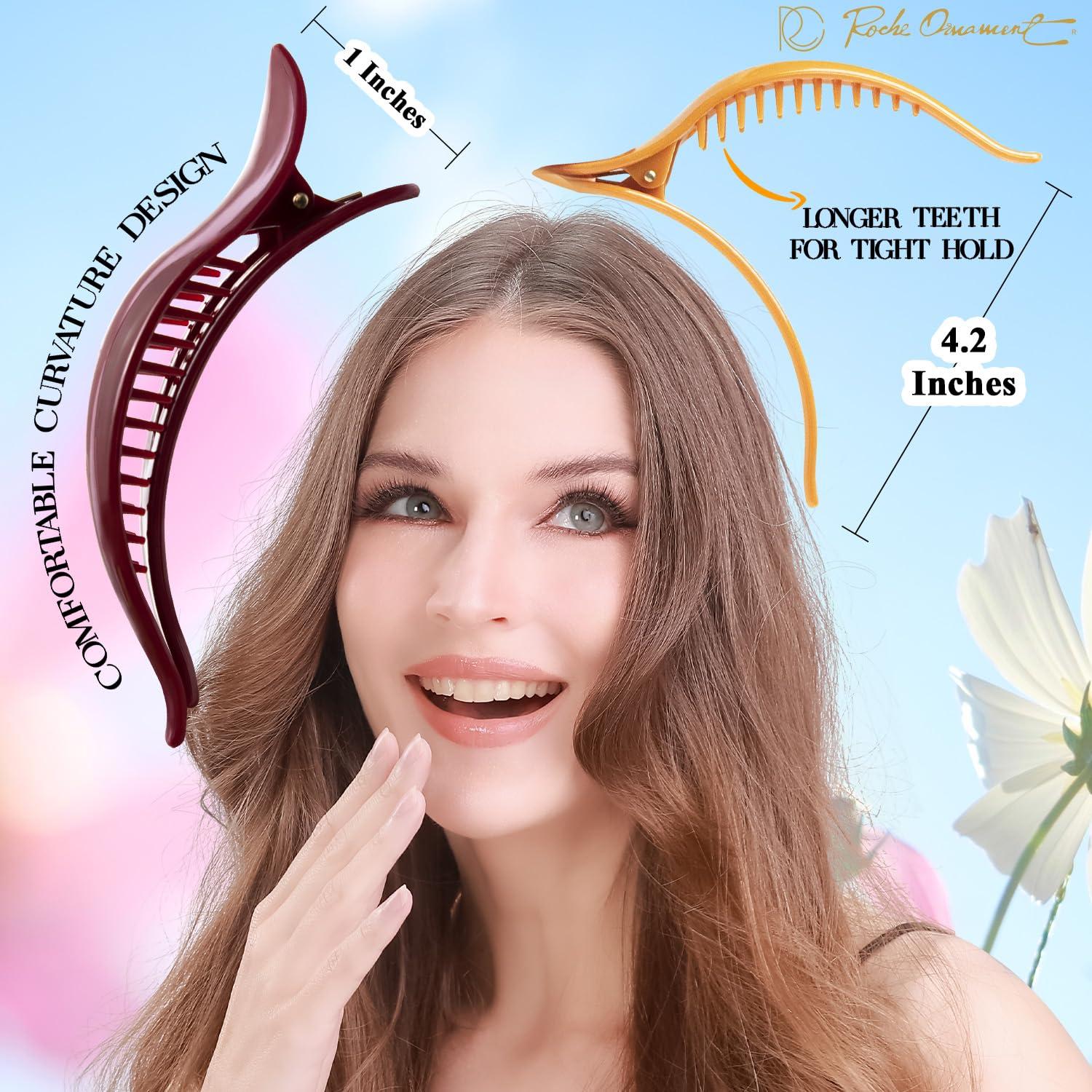 Clip para Cabello RC ROCHE ORNAMENT 6 Pcs Multicolor Grande