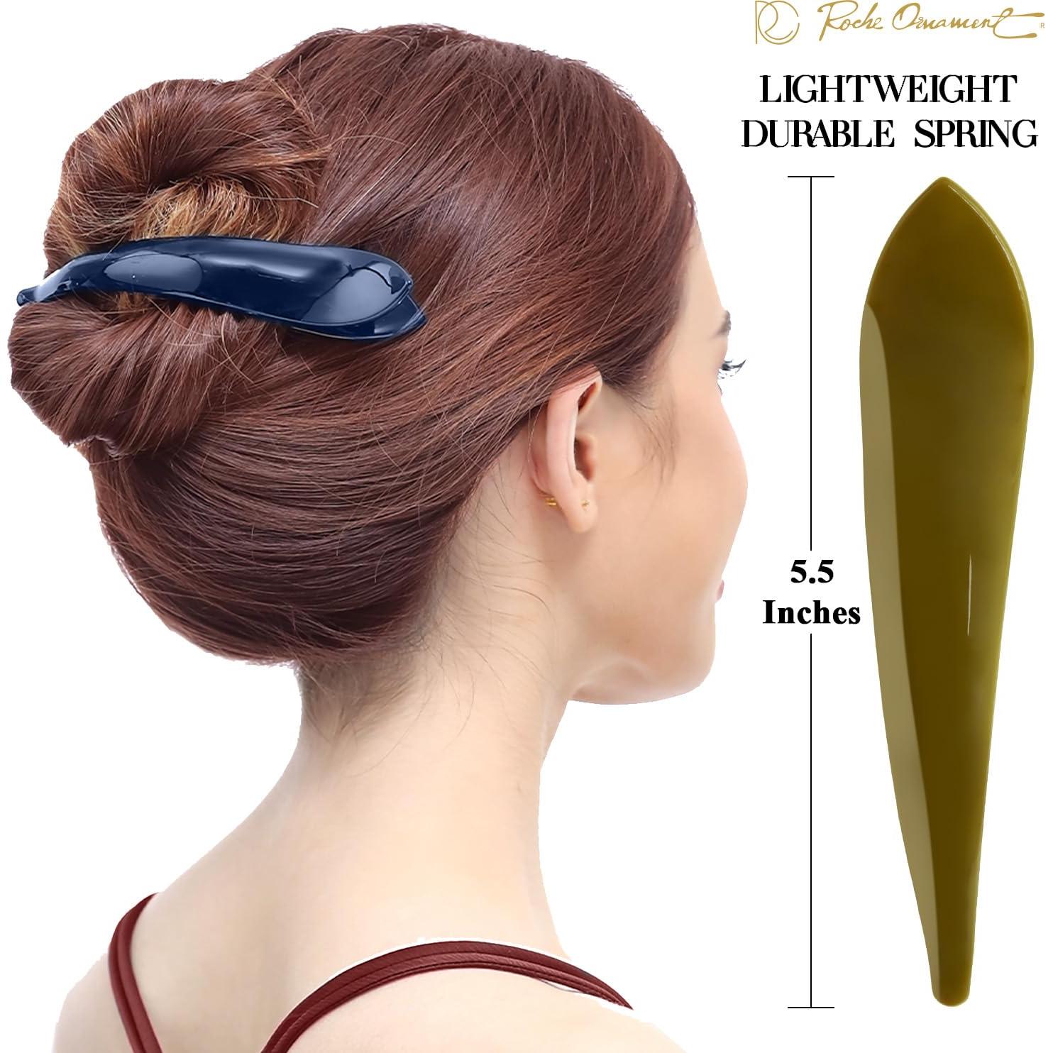 Clip para Cabello RC ROCHE ORNAMENT 6 Pcs Multicolor Grande