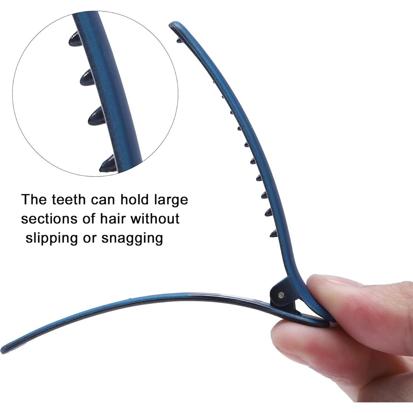 Pinzas para Cabello Antideslizantes BMAMBAS 6 PCS Coloridas