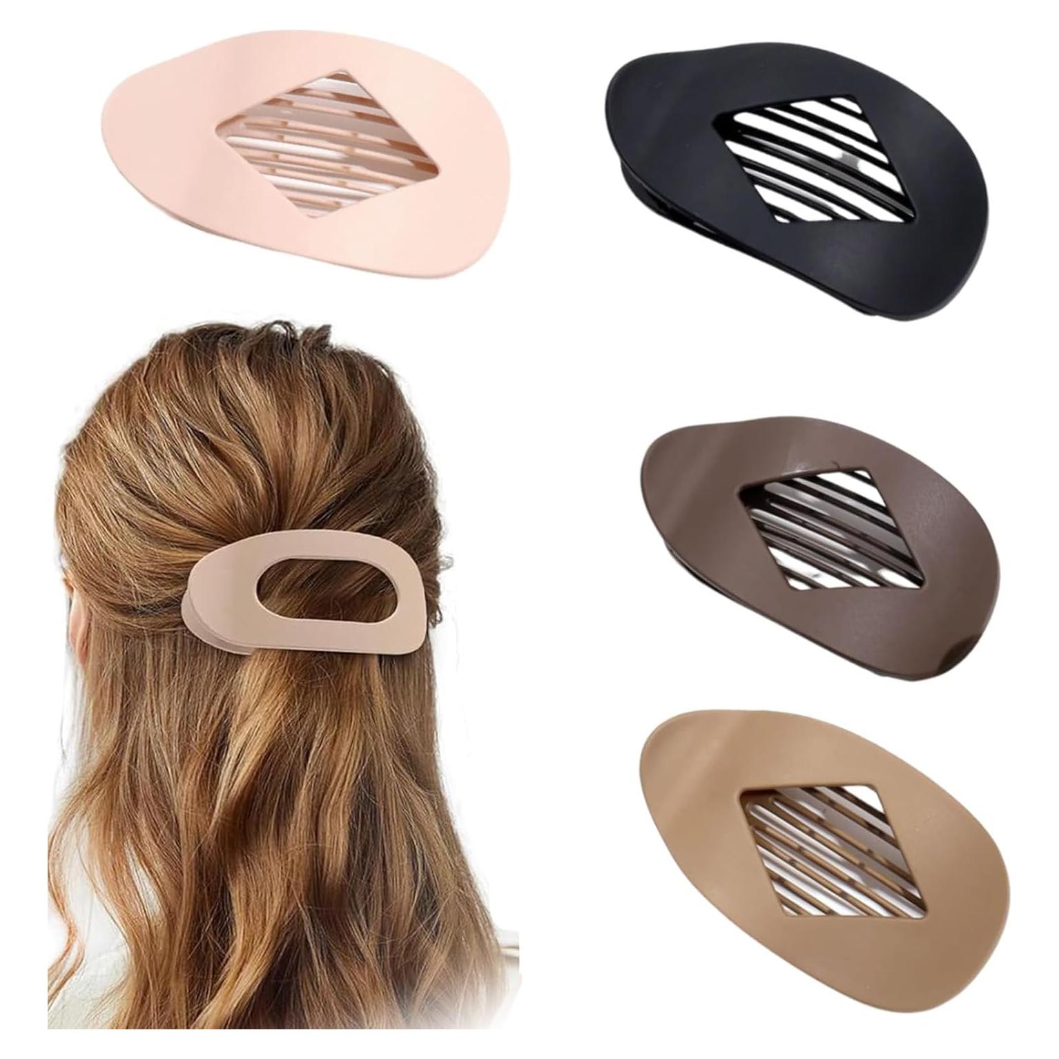 Clips de Pelo Duckbill Ralpuco - 4/6 Pzs, 6x10 cm, Elegantes