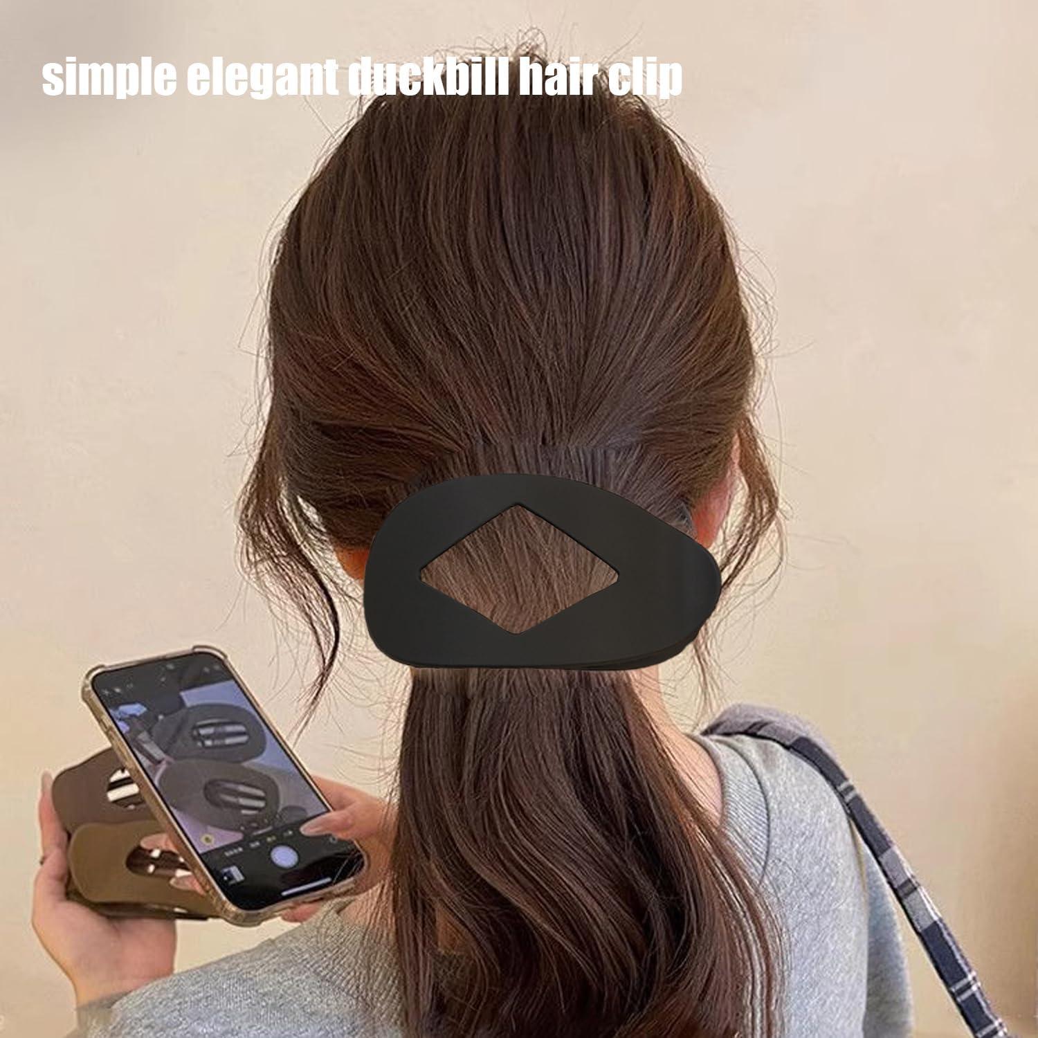 Clips de Pelo Duckbill Ralpuco - 4/6 Pzs, 6x10 cm, Elegantes