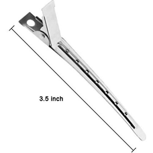 Clips de Pelo de Metal Luxxii 12pcs para Cabello Grueso y Fino