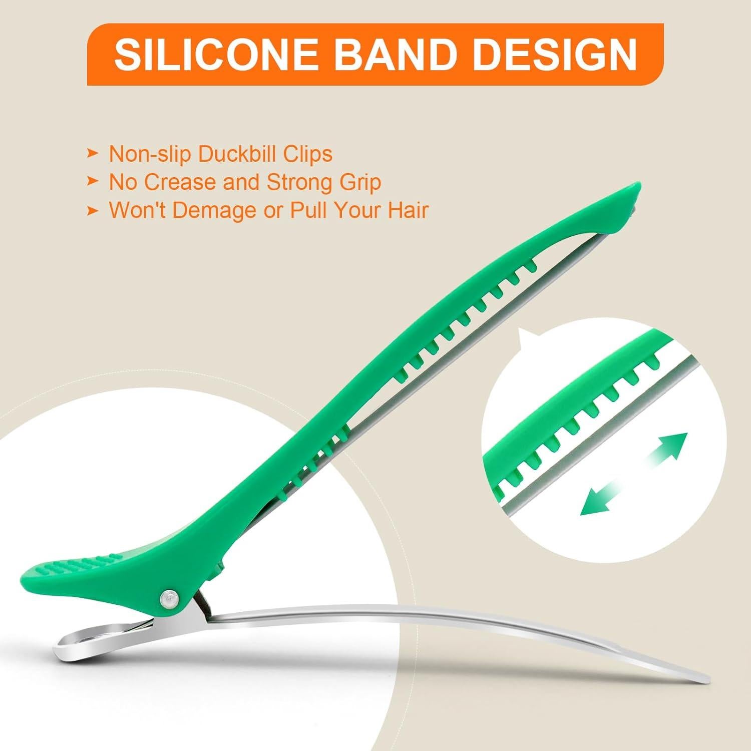 Pinzas de Pelo Neón WIKWIK 12PCS Antideslizantes Sin Marcas