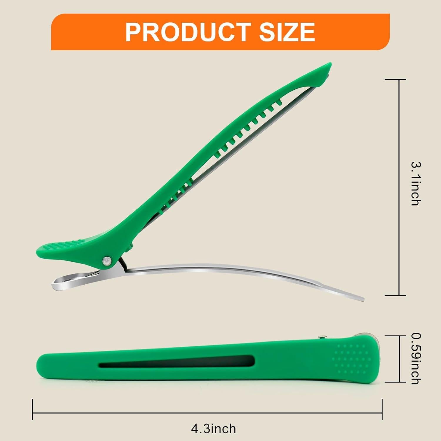 Pinzas de Pelo Neón WIKWIK 12PCS Antideslizantes Sin Marcas