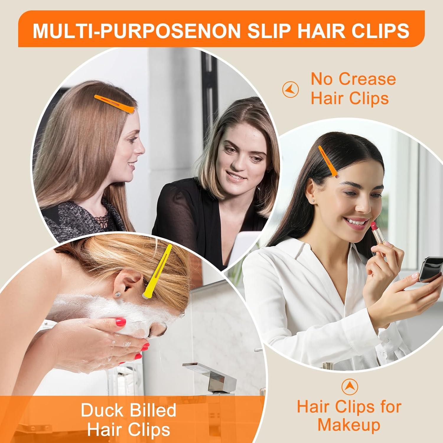 Pinzas de Pelo Neón WIKWIK 12PCS Antideslizantes Sin Marcas