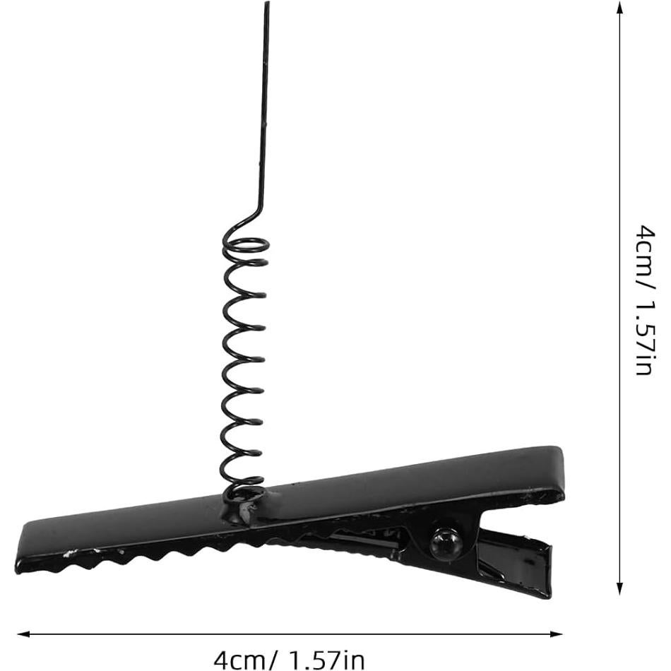 100 Clips de Pelo de Metal Abaodam 4cm para DIY y Estilo
