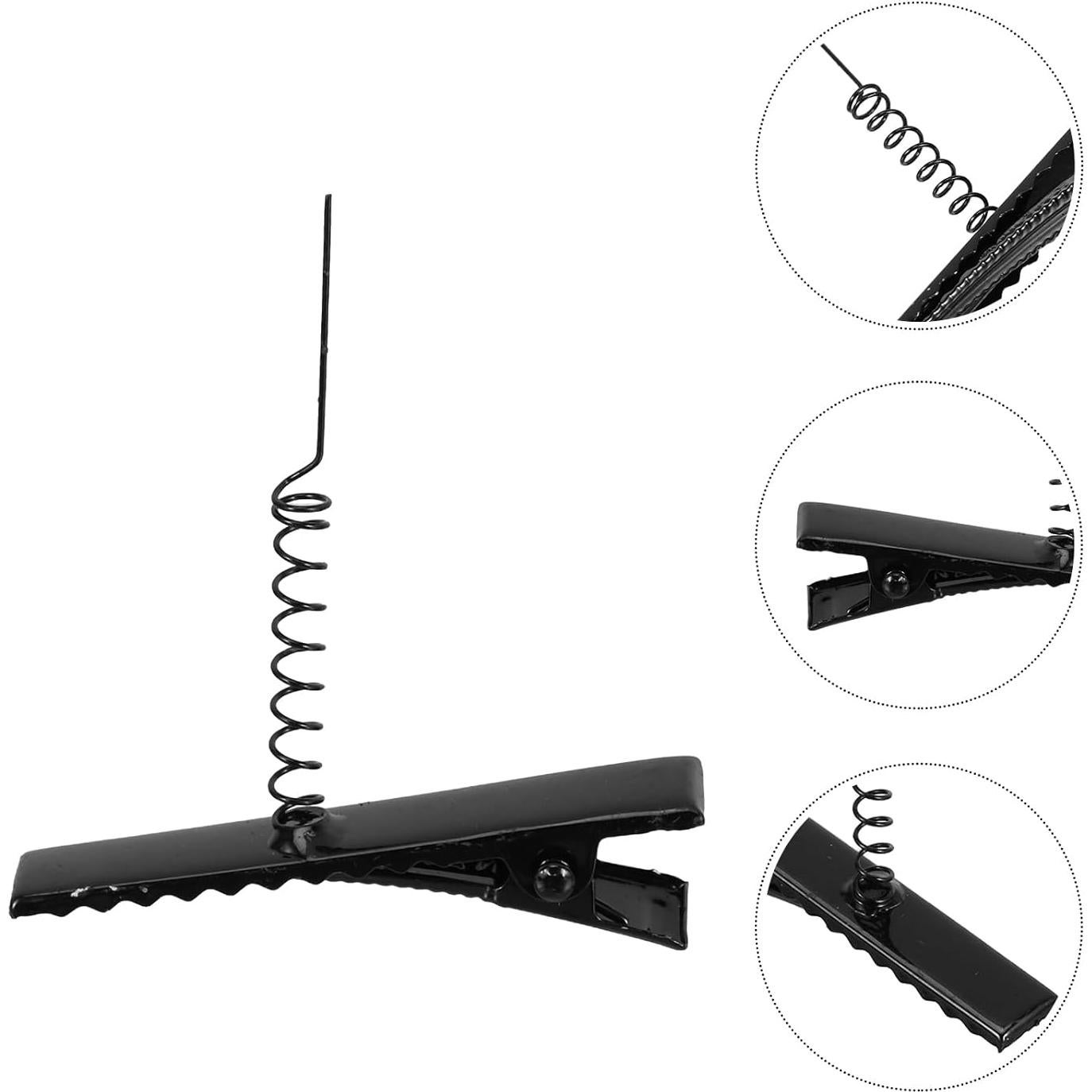 100 Clips de Pelo de Metal Abaodam 4cm para DIY y Estilo