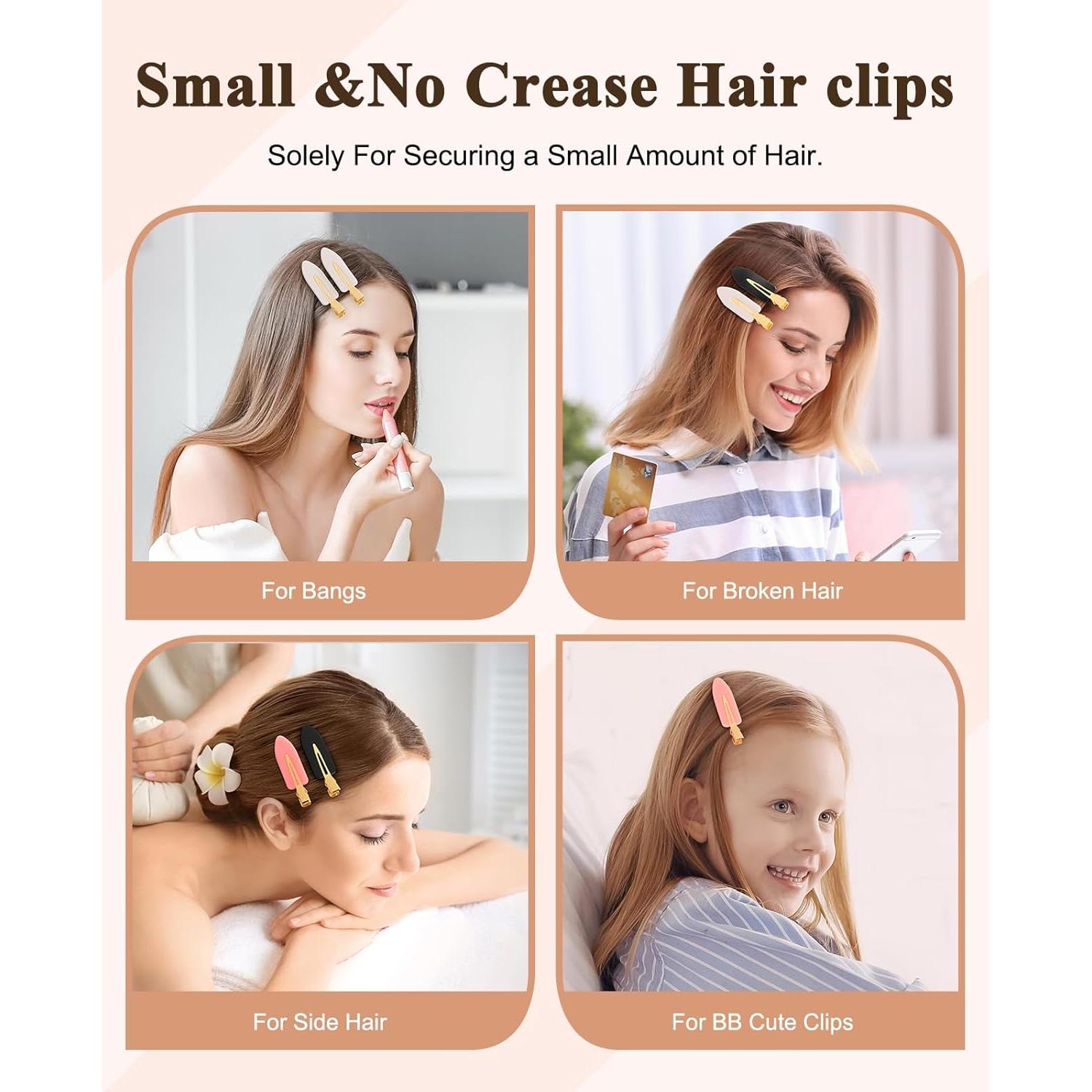 Pinzas de Maquillaje para Cabello PL - 8 Piezas Sin Marcas