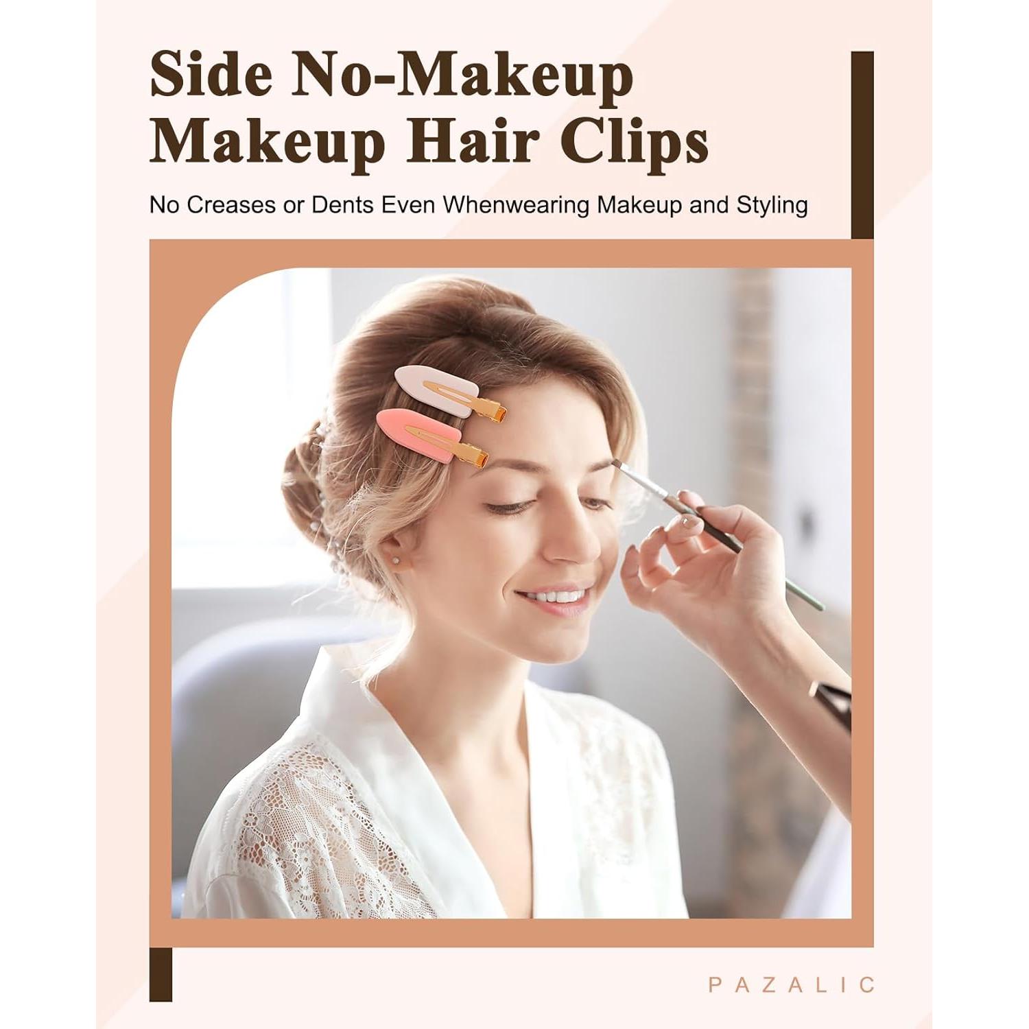 Pinzas de Maquillaje para Cabello PL - 8 Piezas Sin Marcas