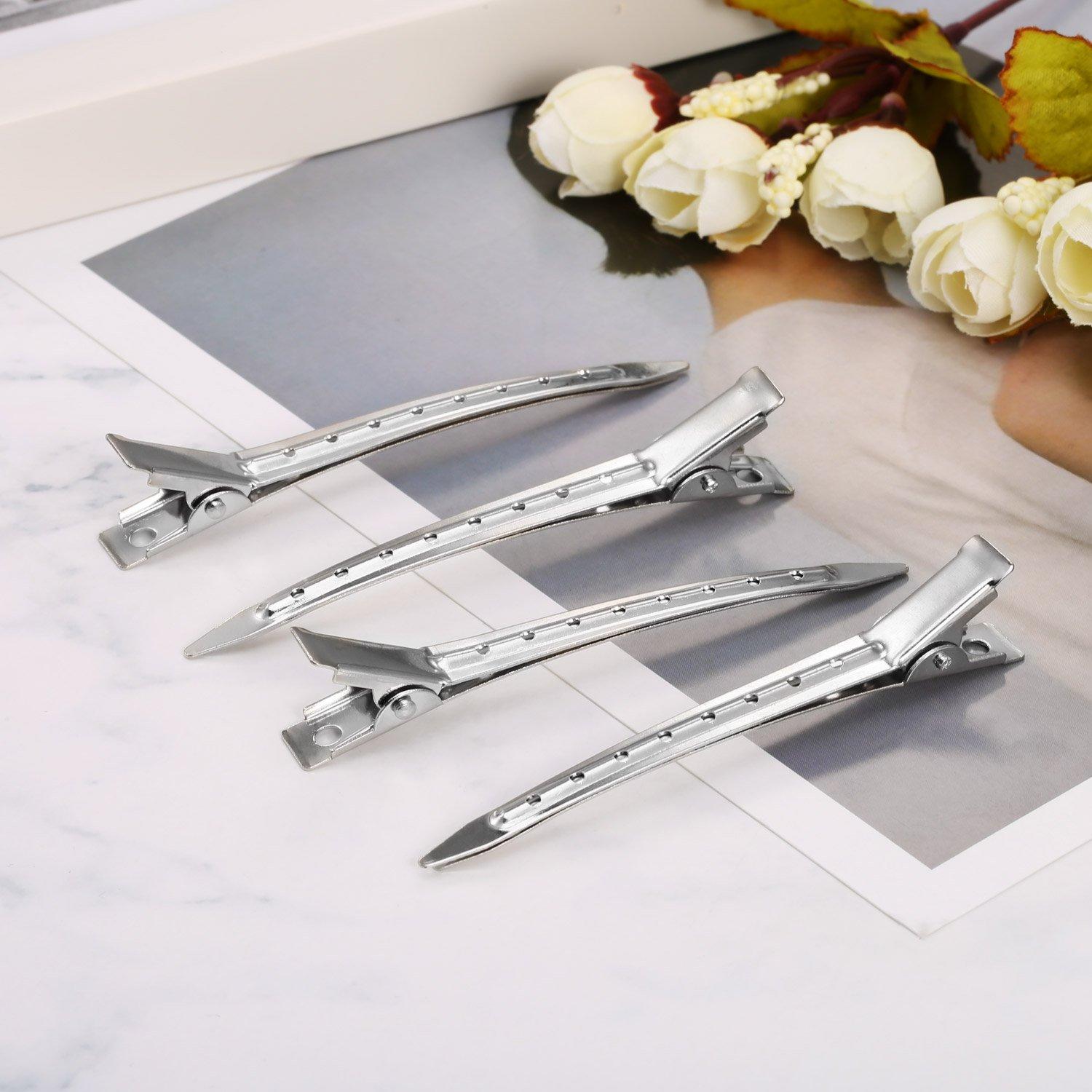 24 Clips de Metal en Forma de Pato Hicarer para Cabello