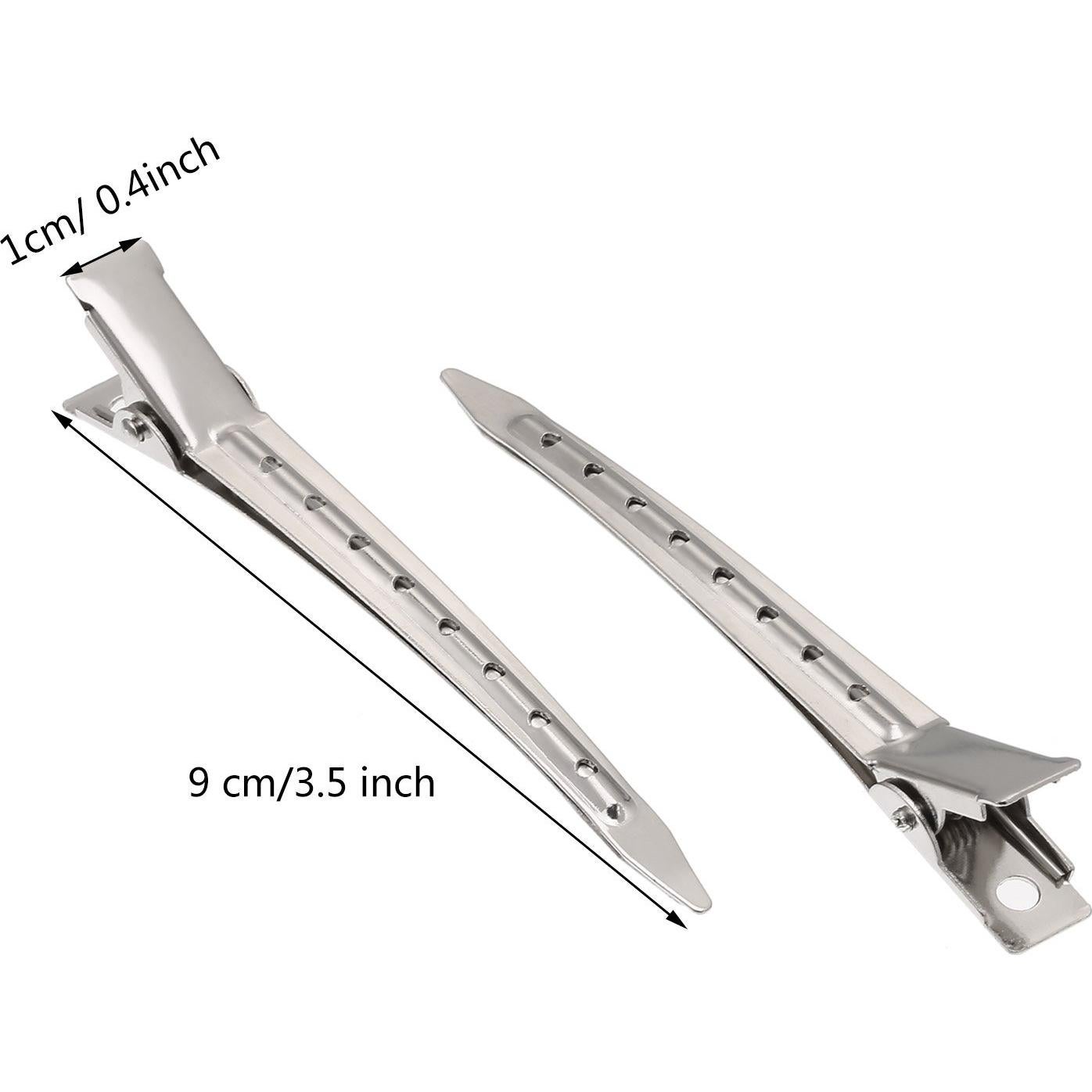 24 Clips de Metal en Forma de Pato Hicarer para Cabello