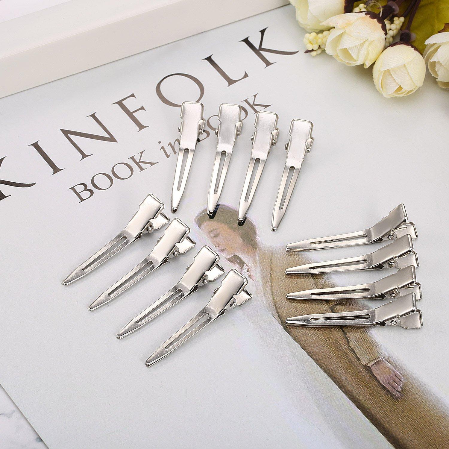 Clips para Cabello Hicarer de Un Solo Diente 4.5 cm - 50 Unidades