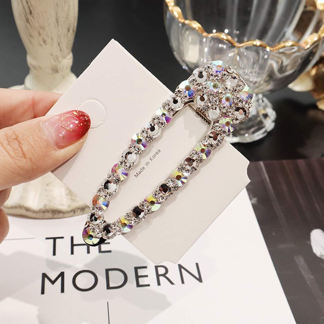 Paquete de 8 Clips para Cabello Messen con Rhinestones Brillantes