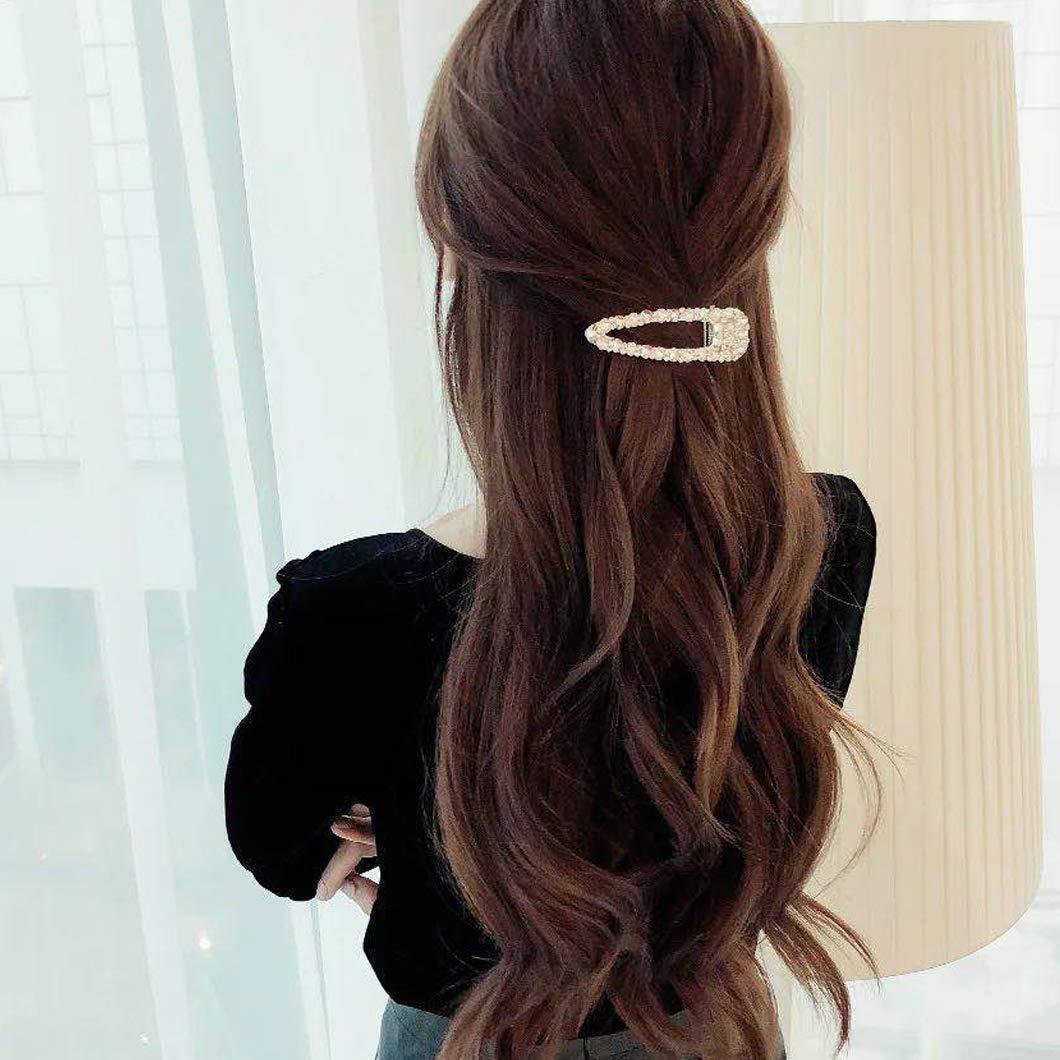 Paquete de 8 Clips para Cabello Messen con Rhinestones Brillantes