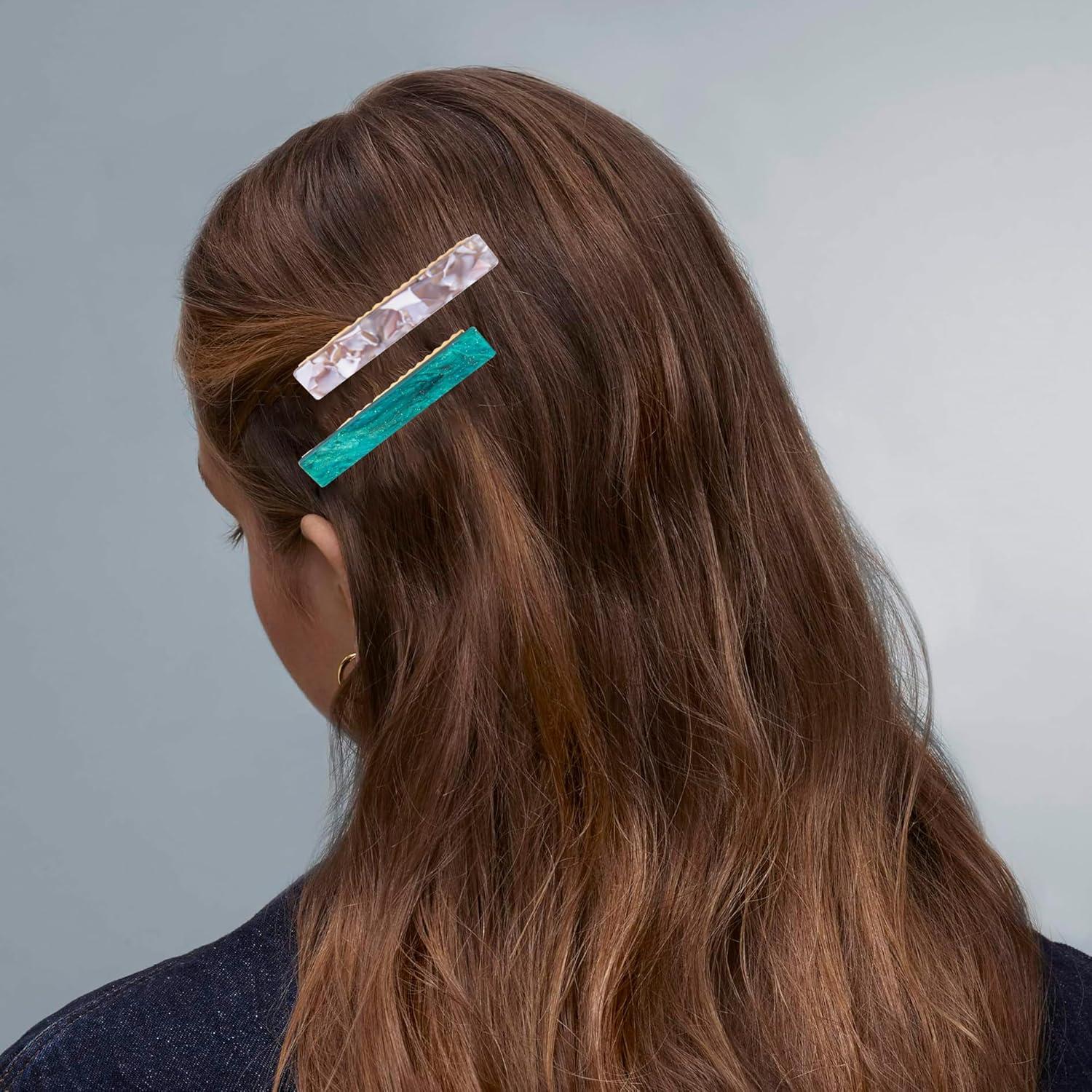 12 Clips de Cabello Multicolor Cptots - Accesorios para Mujeres