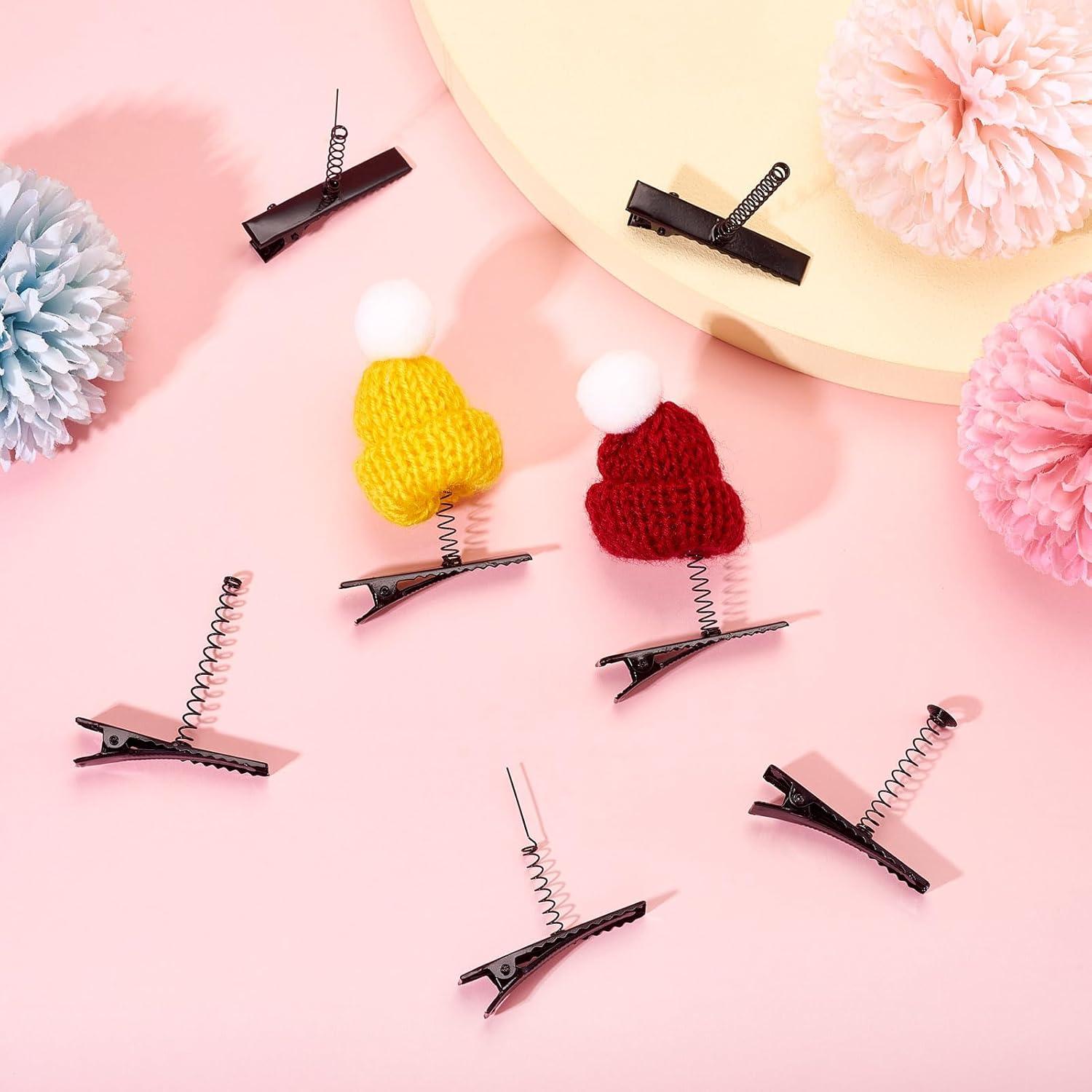 Clips de Pelo Alligator Beadthoven 30pcs Negros 4cm