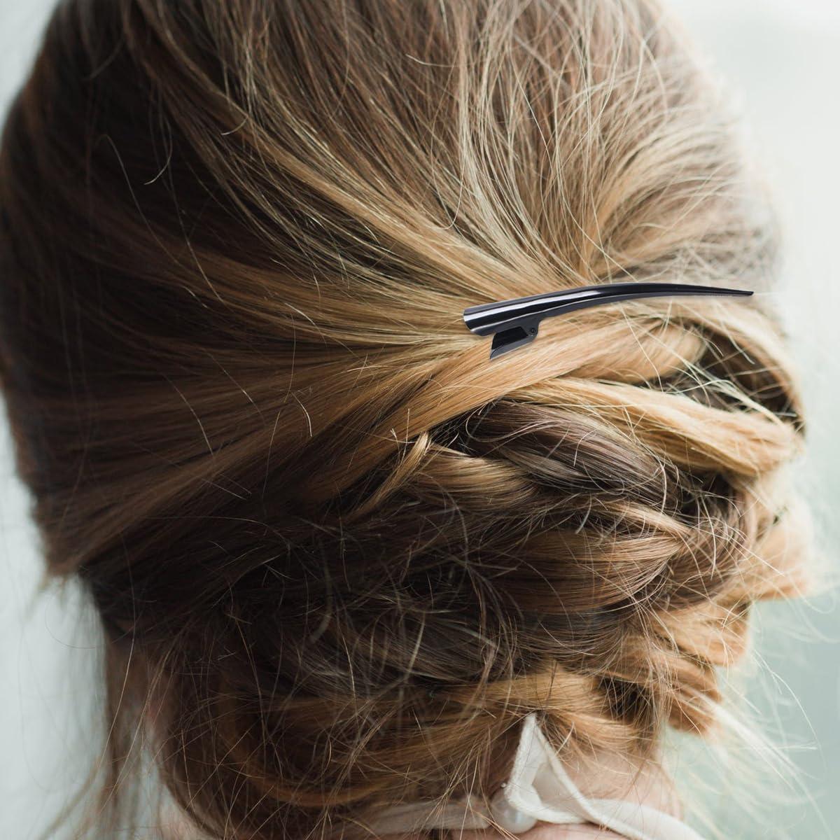 Clips de Pelo Antideslizantes Uonlytech - 3 Piezas Metal 13cm