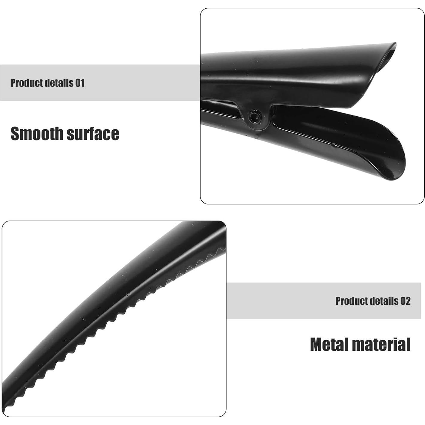 Clips de Pelo Antideslizantes Uonlytech - 3 Piezas Metal 13cm
