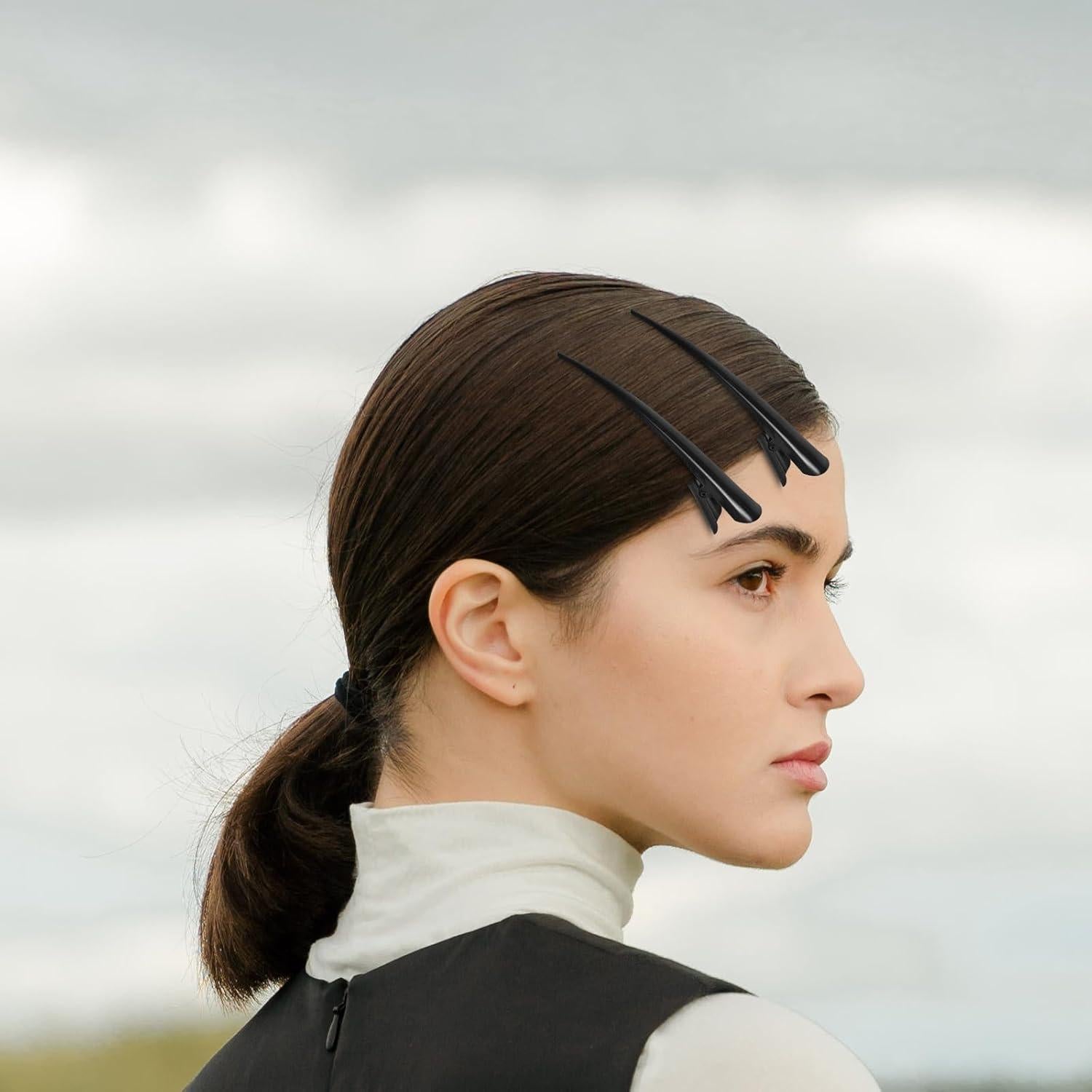 Clips de Pelo Antideslizantes Uonlytech - 3 Piezas Metal 13cm