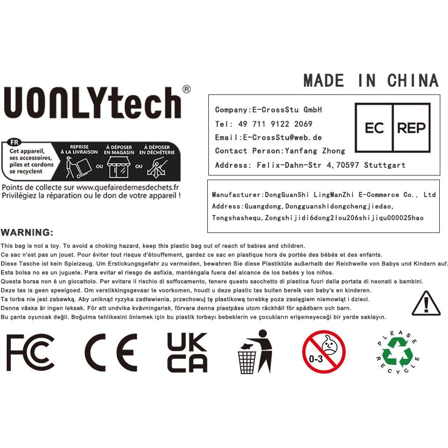 Clips de Pelo Antideslizantes Uonlytech - 3 Piezas Metal 13cm