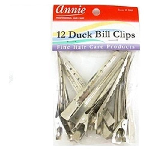 Clips de Pico de Pato Annie - 12 Unidades, Alta Calidad