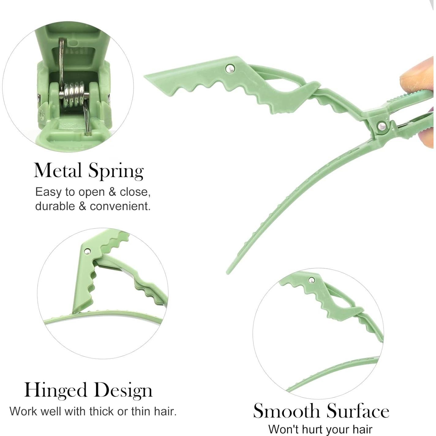 Ondder Clips de Pelo Cocodrilo 24 Pcs - Estilización Profesional