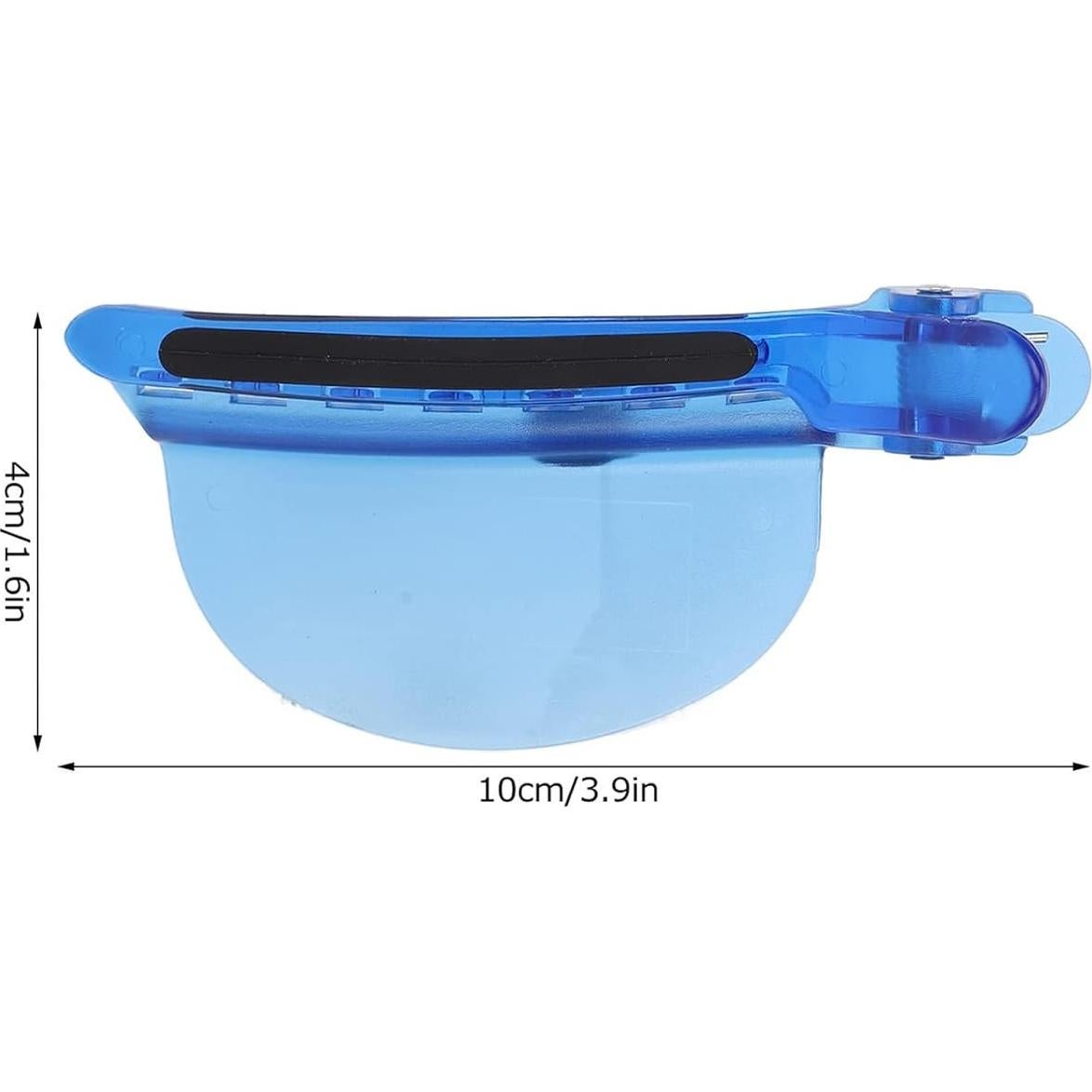 Clip de Sección para Cabello Azul 2PCS - Aislamiento Térmico 7 Dientes