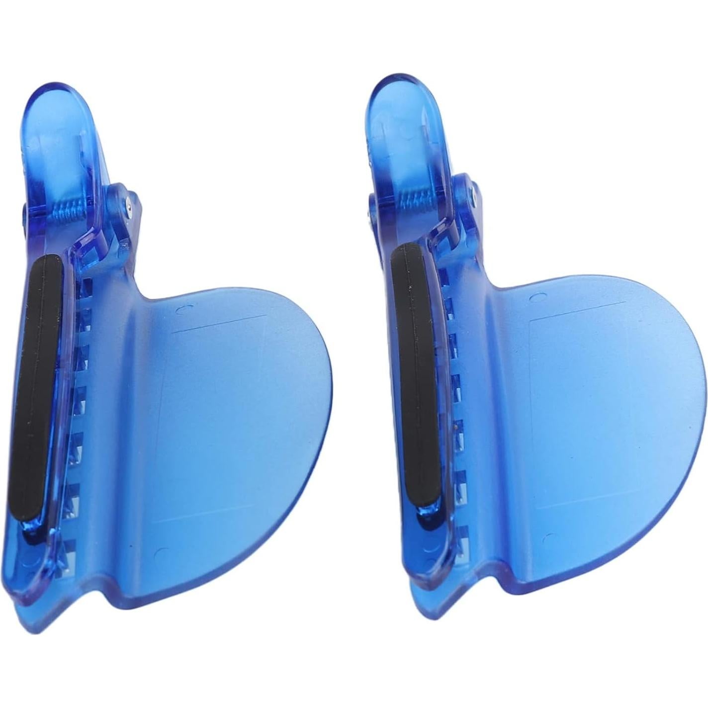 Clip de Sección para Cabello Azul 2PCS - Aislamiento Térmico 7 Dientes