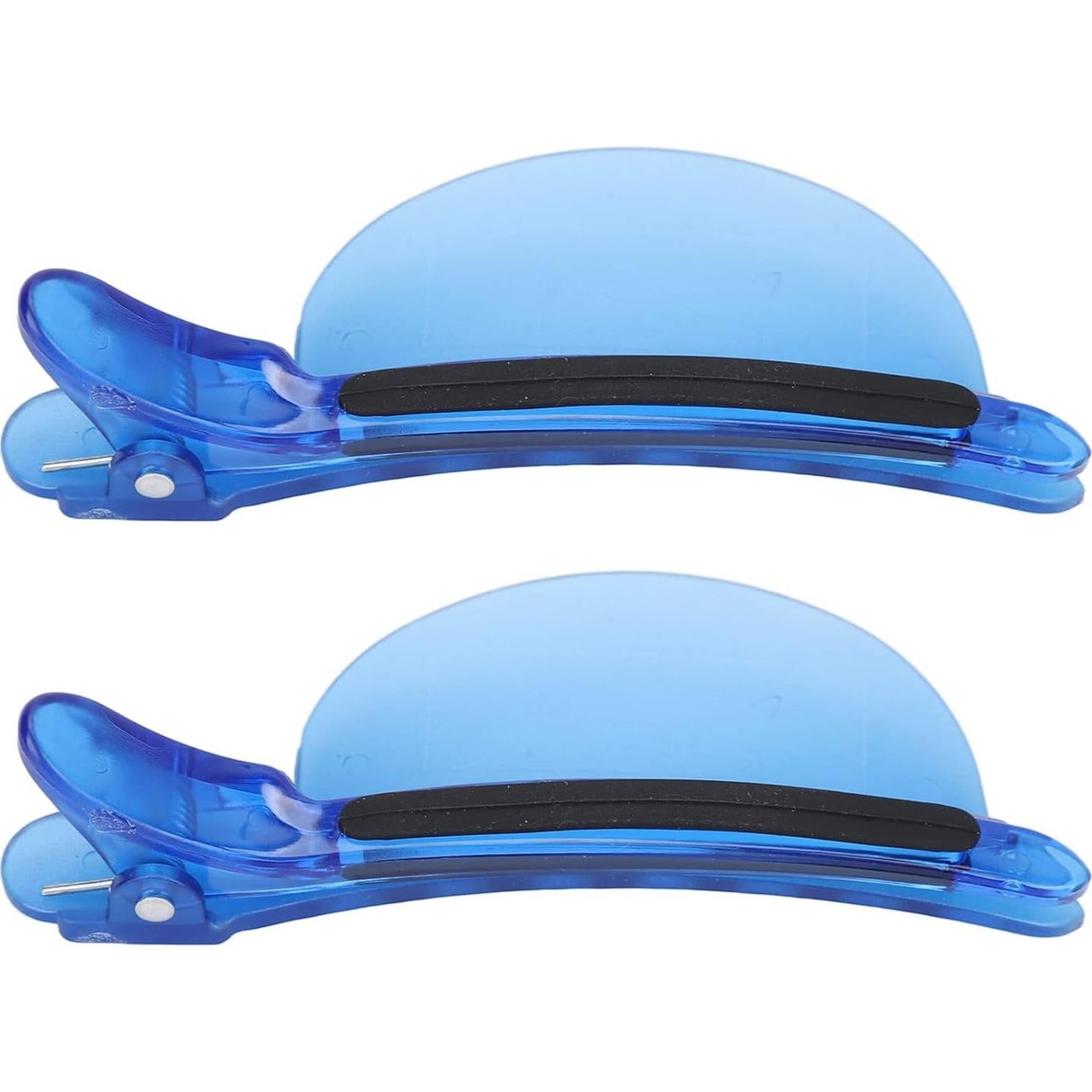 Clip de Sección para Cabello Azul 2PCS - Aislamiento Térmico 7 Dientes