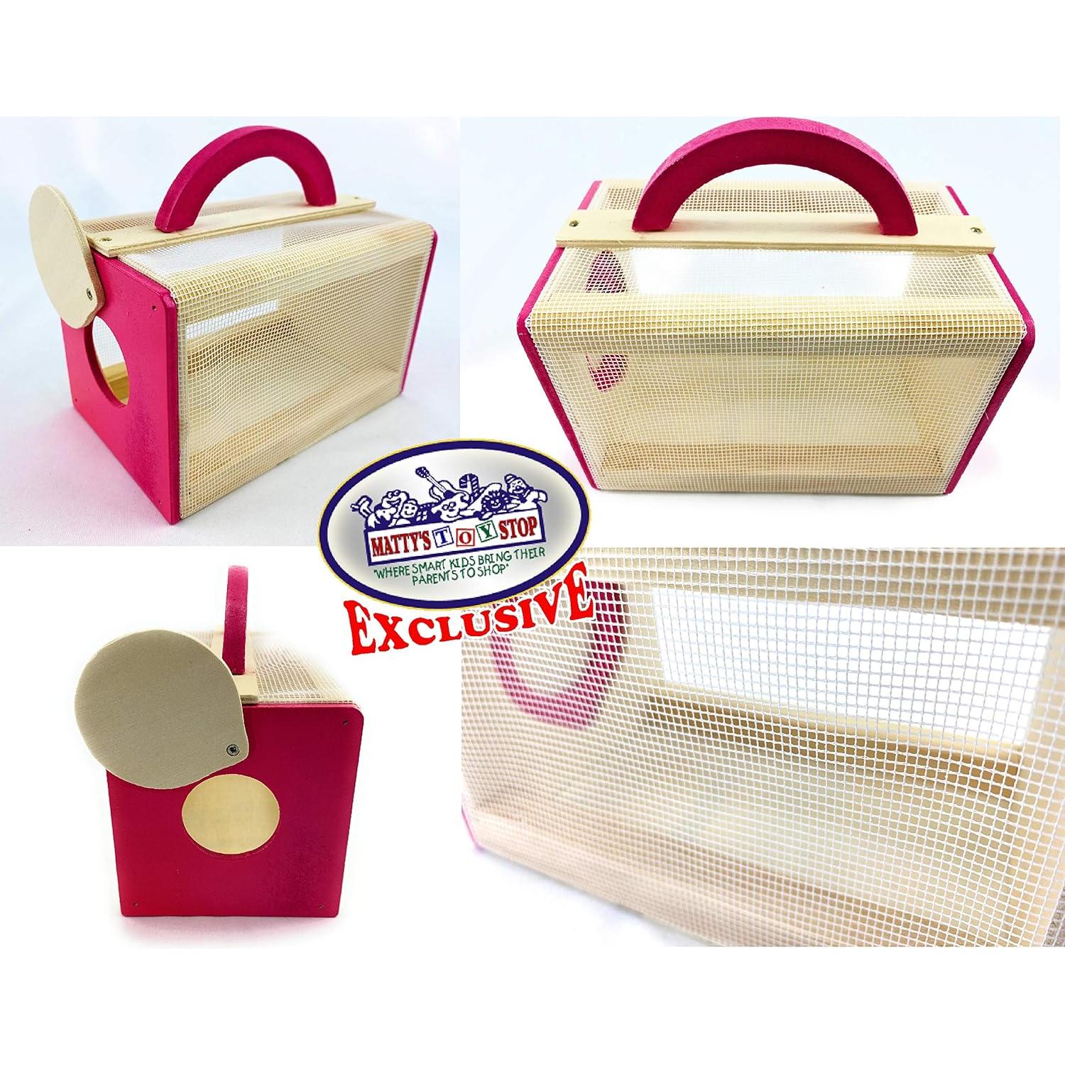 Casa de Insectos de Madera Matty's Toy Stop - Paquete de 3