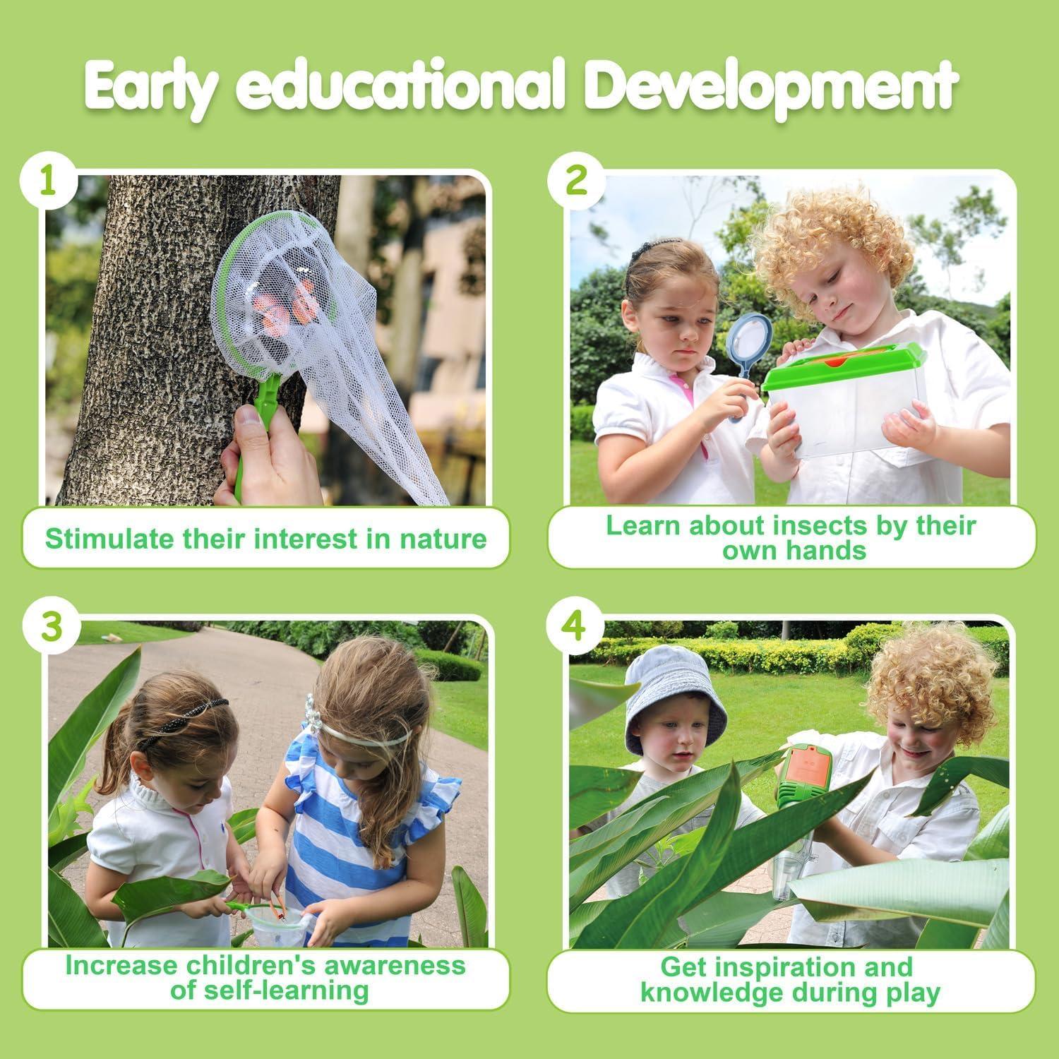 Kit de Captura de Insectos PLAY para Niños 4-12 Años