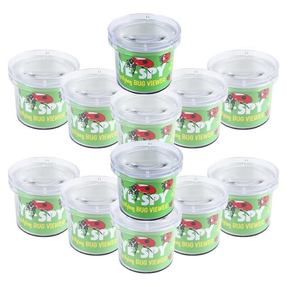 Juguete de Exploración de Insectos con Lupa AlleTechPlus - 12 Paquetes