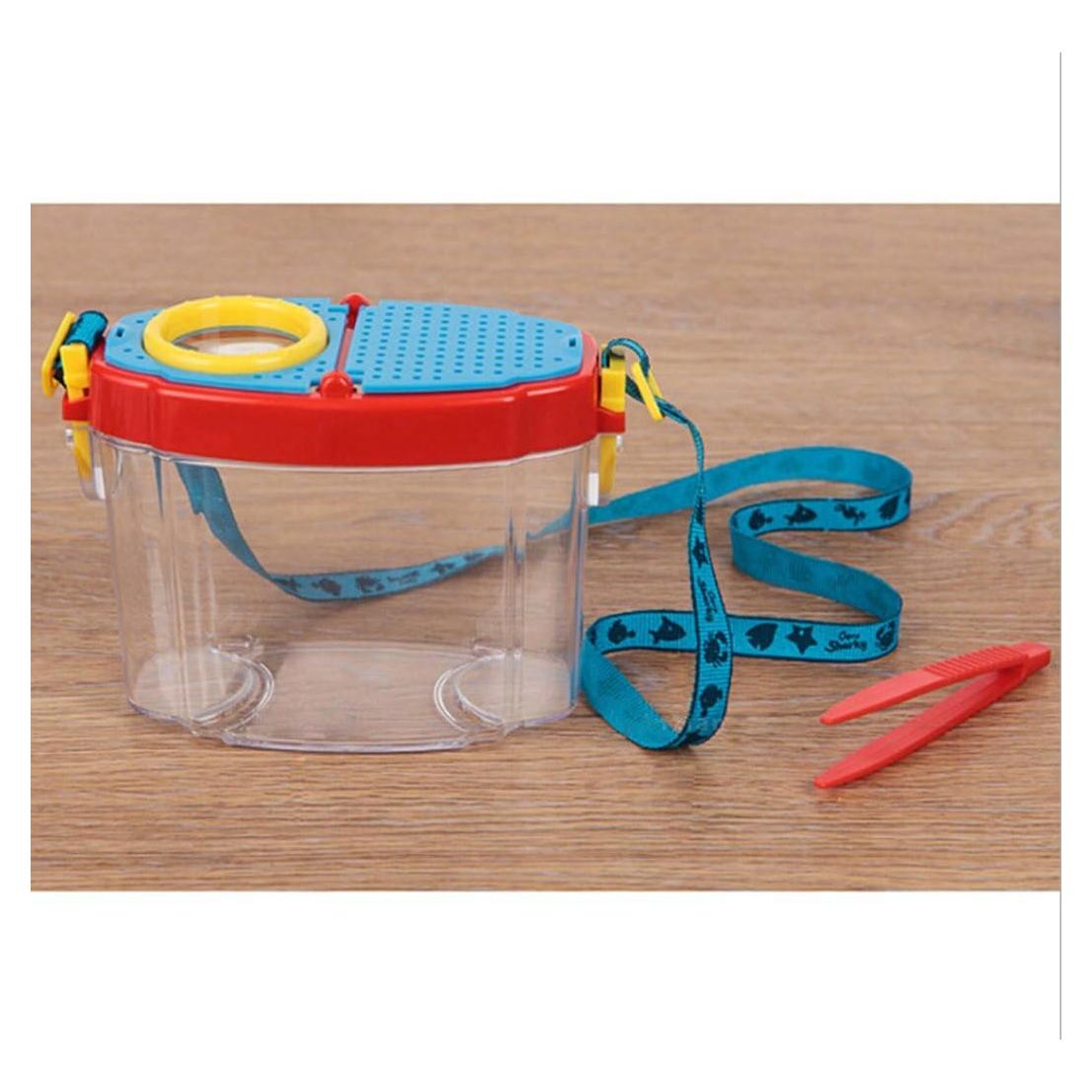 Visor de Insectos Baixt 5X Lupa Aumento con Pinzas y Cordón