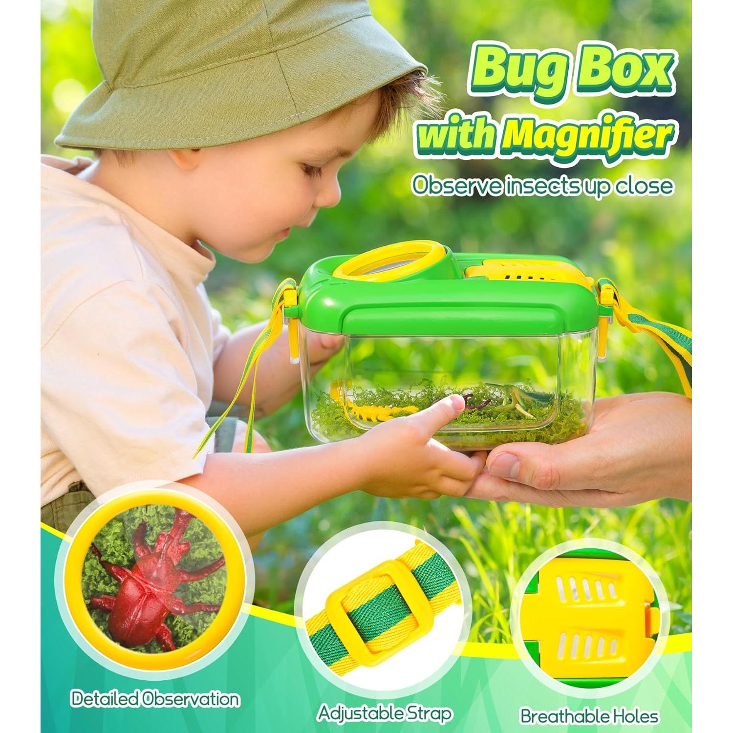 Kit de Captura de Insectos para Niños HAIMST 17 Piezas
