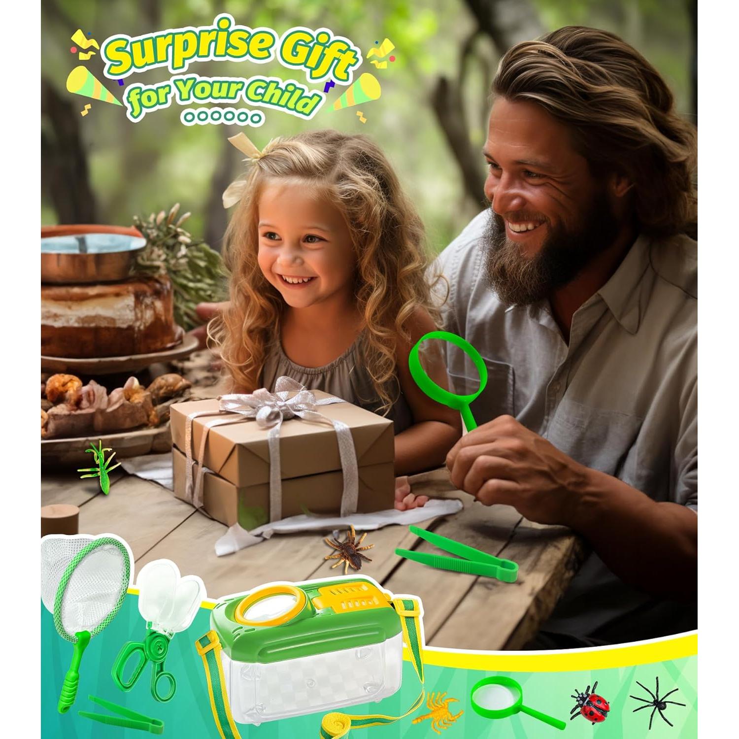 Kit de Captura de Insectos para Niños HAIMST 17 Piezas