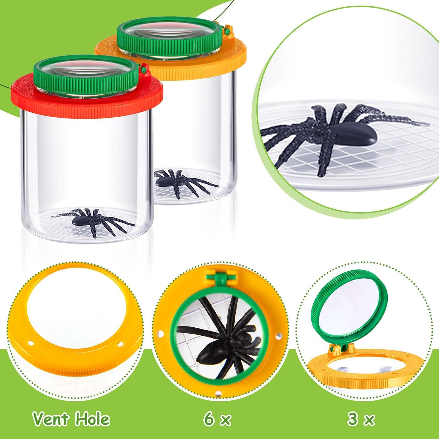 Kit de Insectos Libima 100 Pcs con Lupa y Redes para Niños