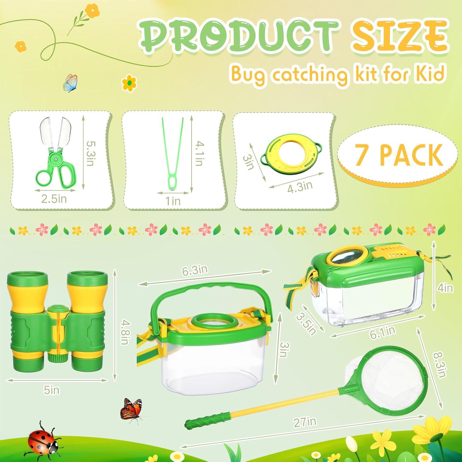 Kit de Captura de Insectos Sherr para Niños 7 Piezas Educativo