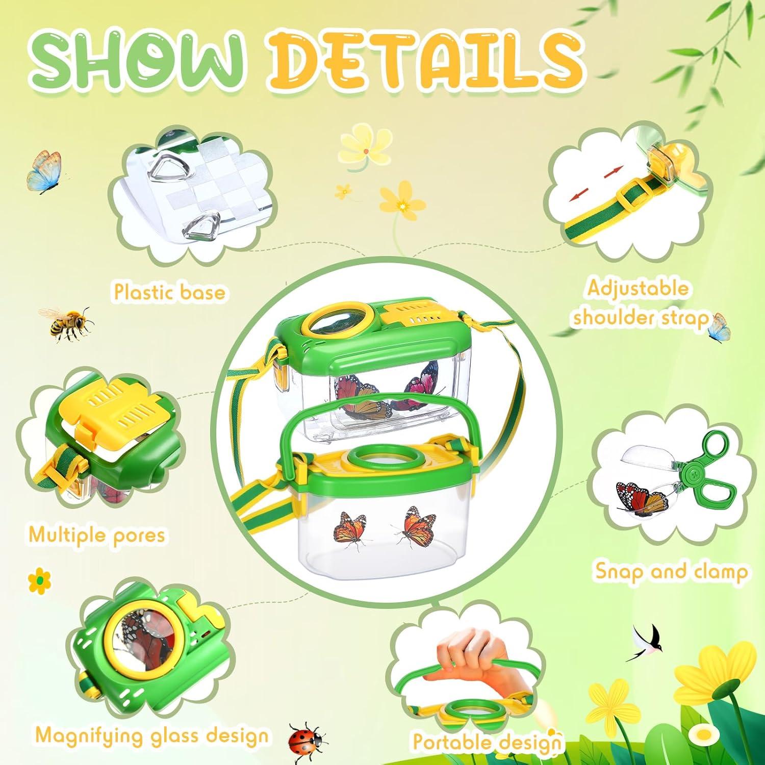 Kit de Captura de Insectos Sherr para Niños 7 Piezas Educativo