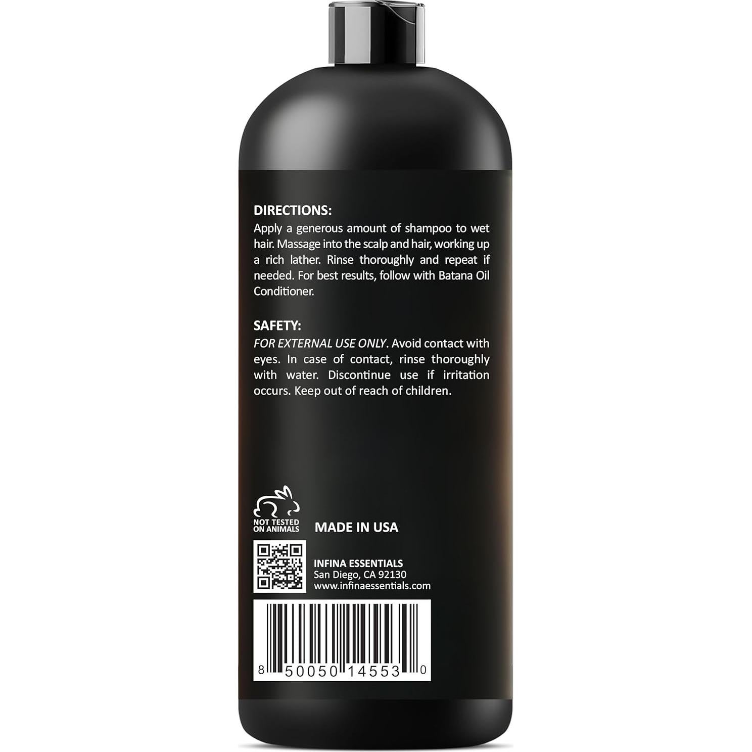 Champú de Aceite de Batana INFINA ESSENTIALS 473 ml - Crecimiento y Engrosamiento