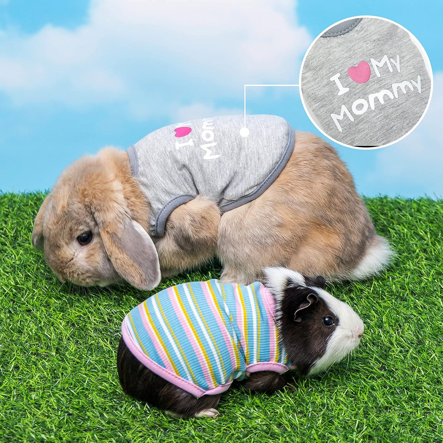 Ropa para Cobayas ALUZAEMO - Paquete de 2 Camisetas Suaves