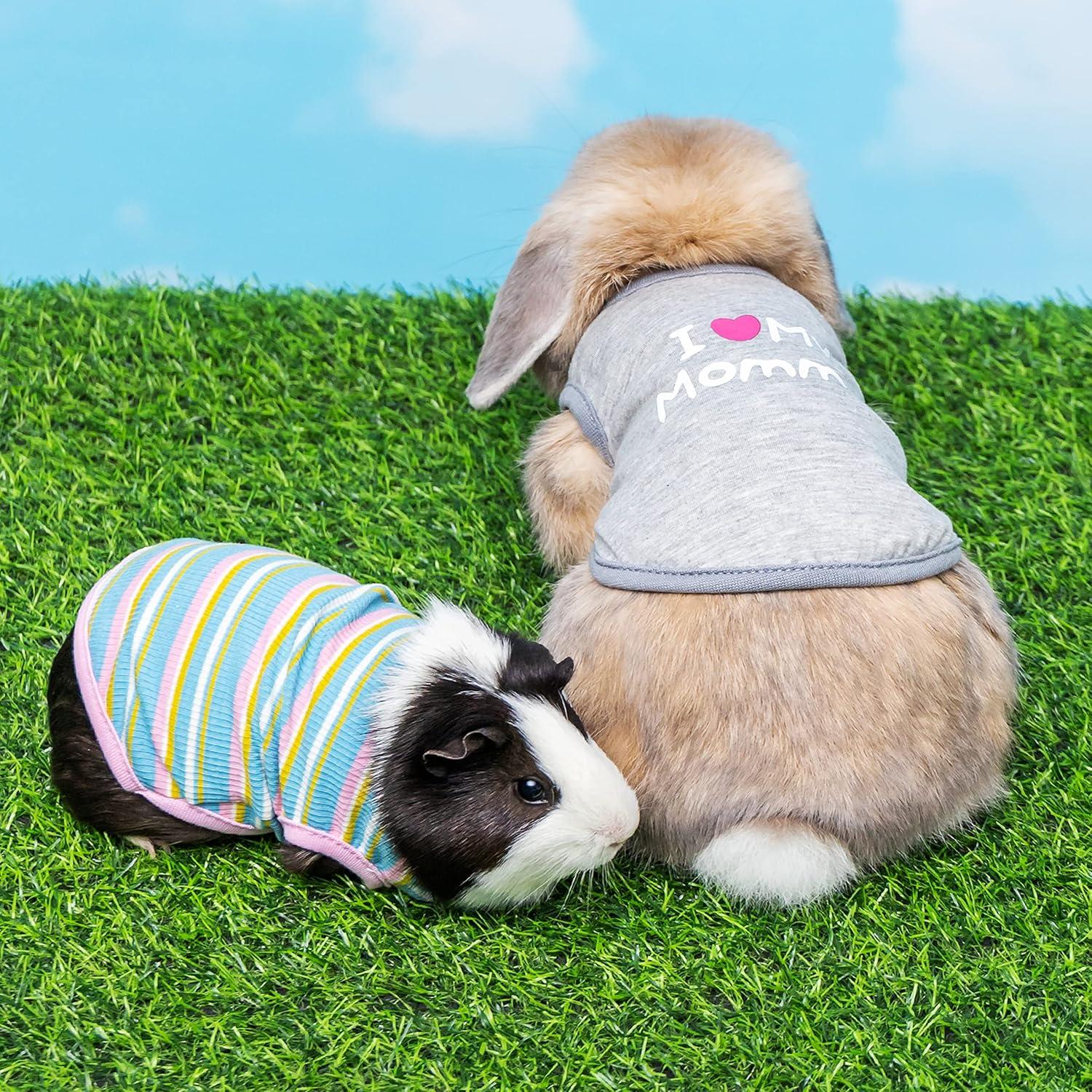 Ropa para Cobayas ALUZAEMO - Paquete de 2 Camisetas Suaves