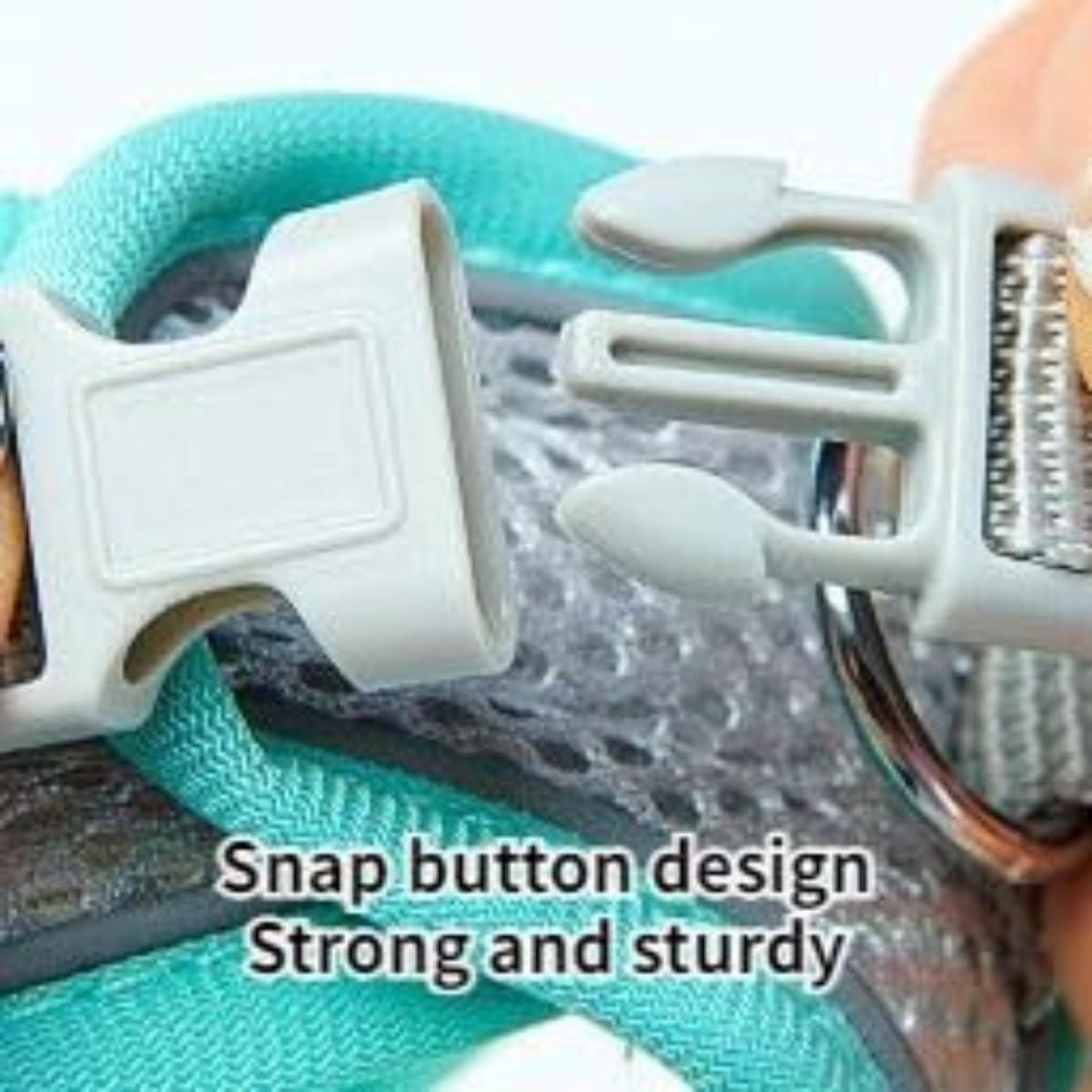 Arnés para Mascotas Copfeu Rosa S - Chaleco Transpirable con Reflectantes