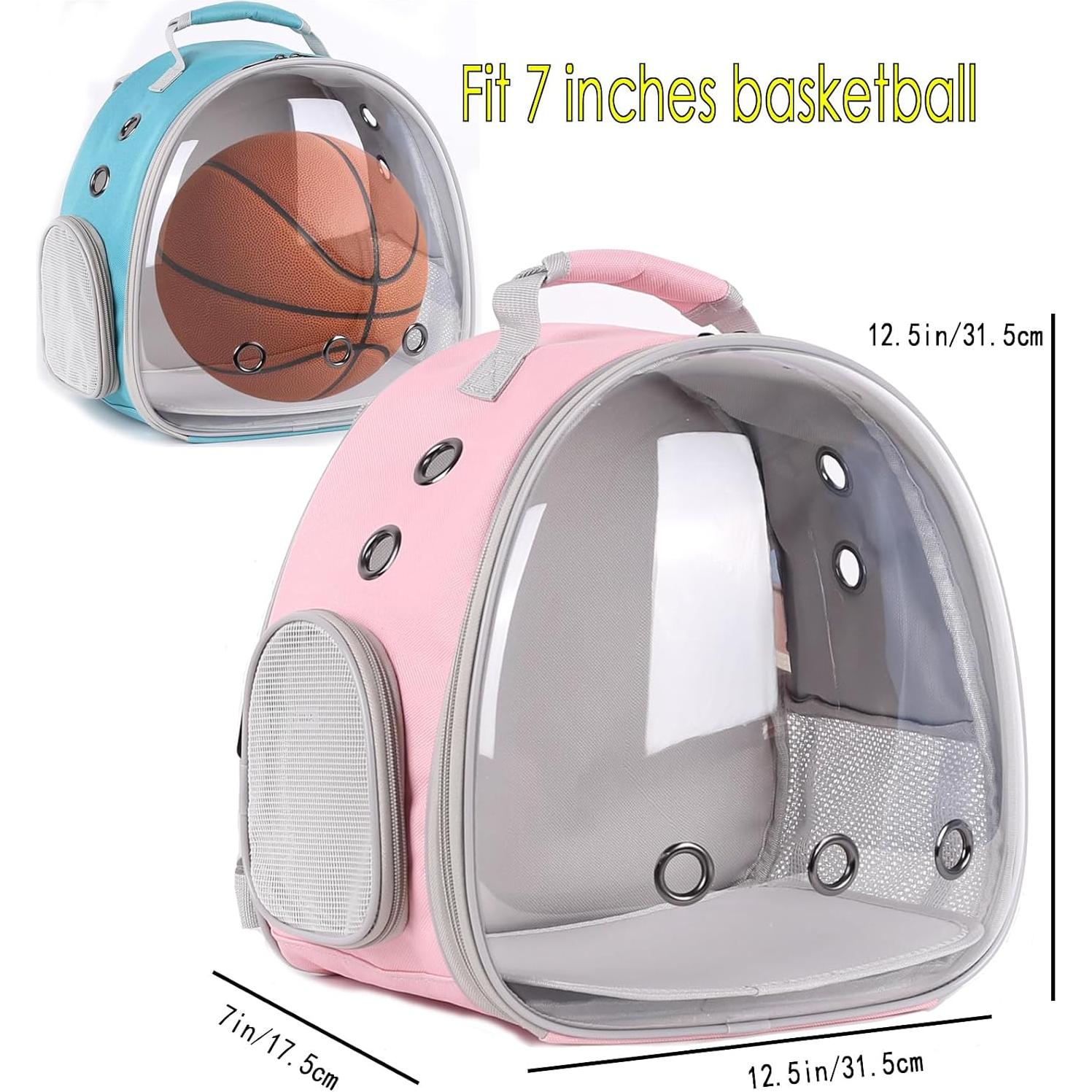 Transportador de Mochila para Reptiles WEVONIGU Rosa 30.48x25.4cm