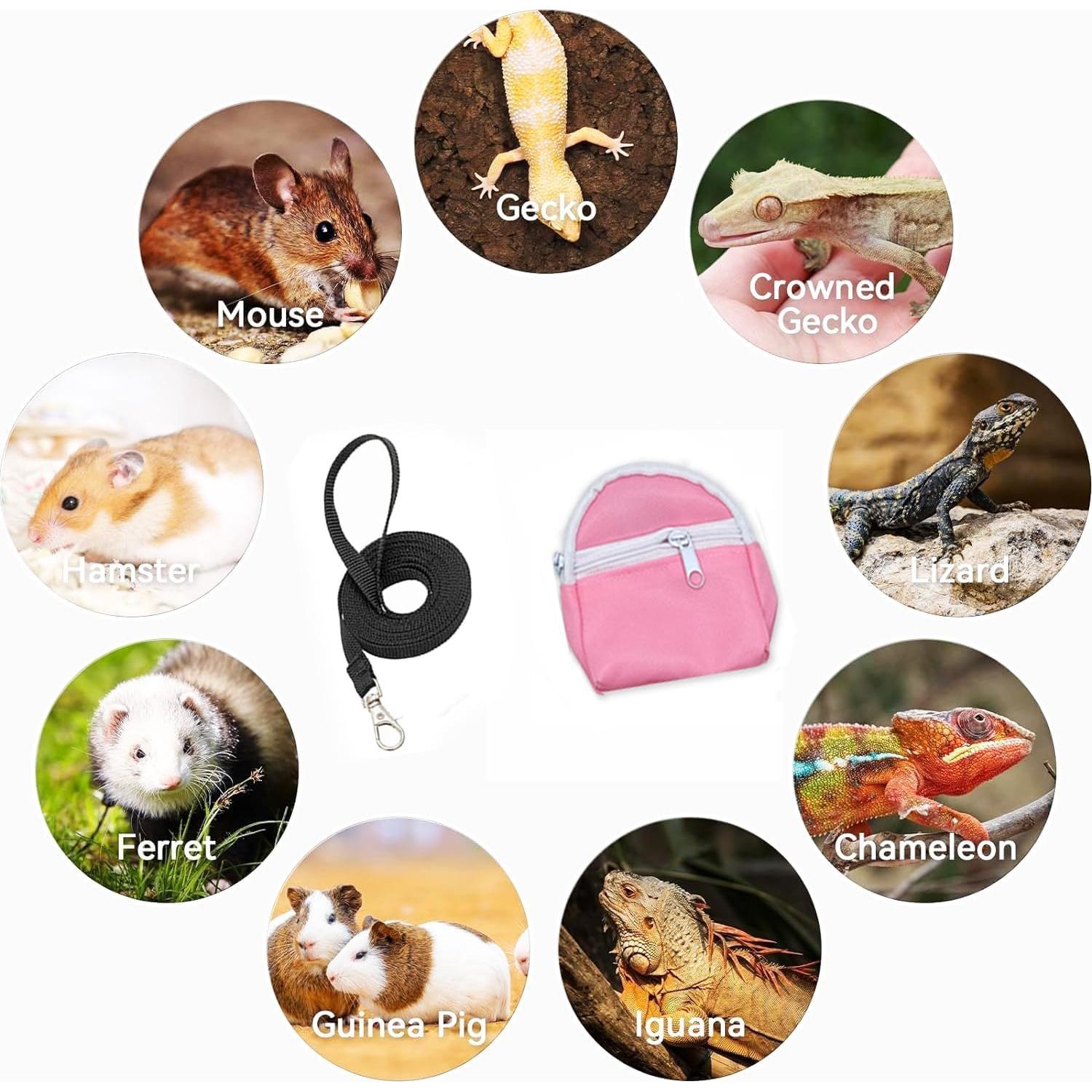 Transportador de Mochila para Reptiles WEVONIGU Rosa 30.48x25.4cm