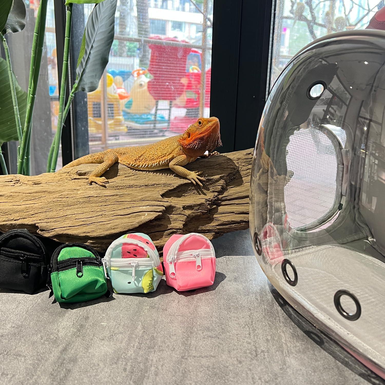 Transportador de Mochila para Reptiles WEVONIGU Rosa 30.48x25.4cm