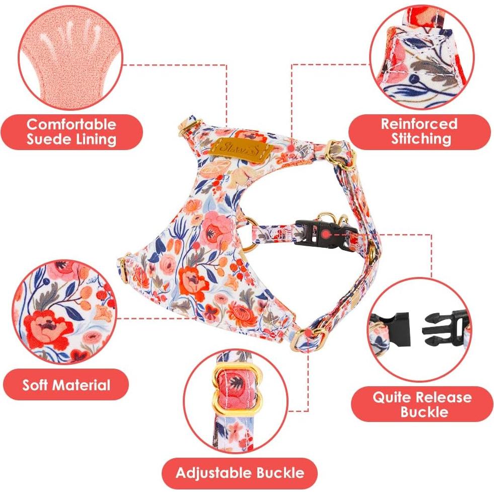 Arnés y Correa para Cachorros Lukovee XXS Ajustable Sin Tirones