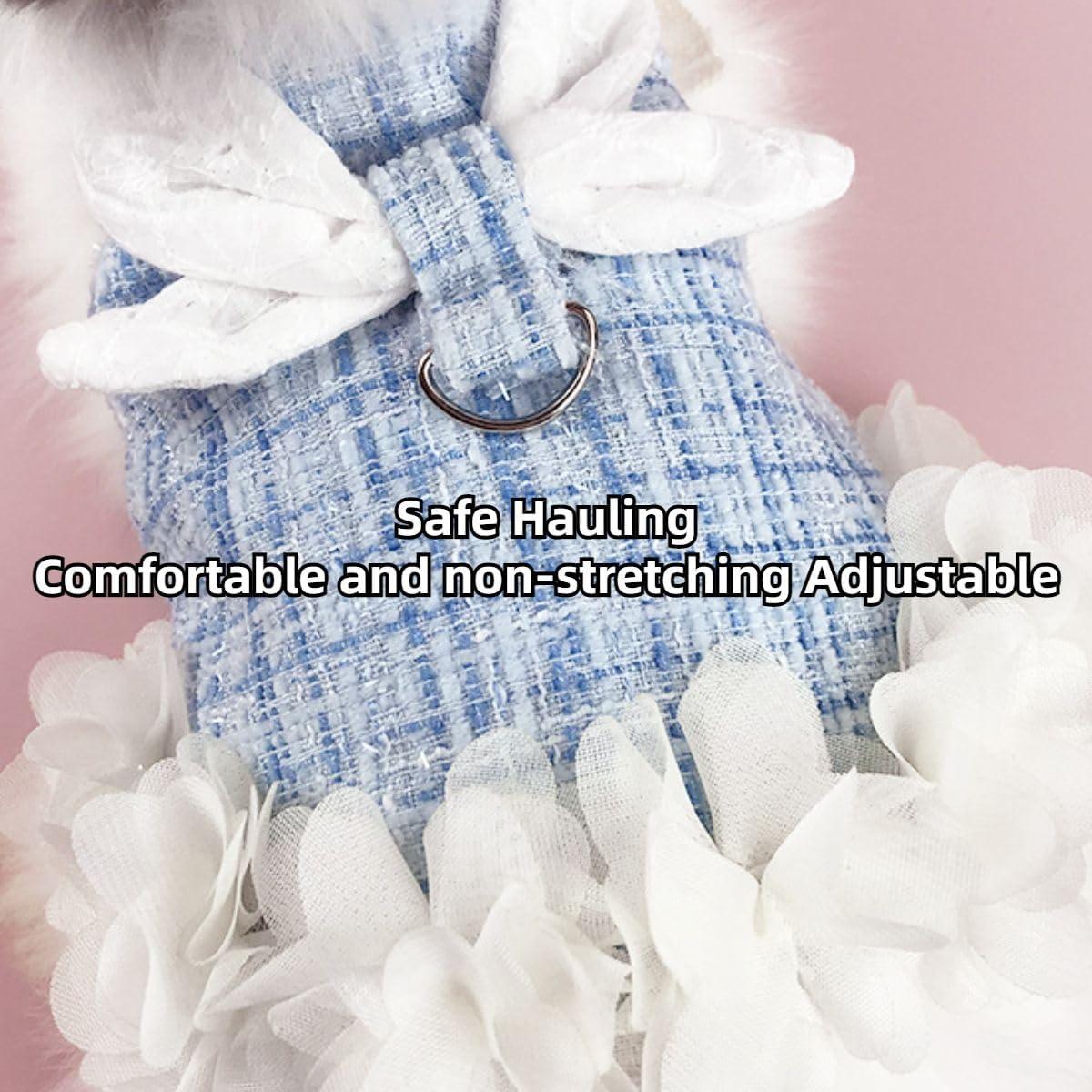 Conjunto Arnés y Correa para Conejos y Hurones Rosa M